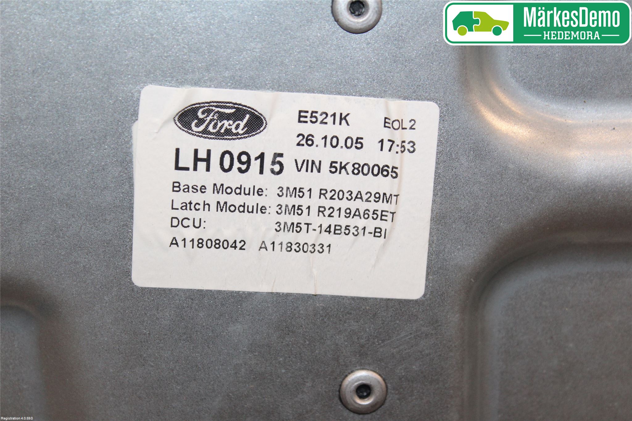 Ford FOCUS C-MAX I 03-06 Fönsterhiss El Kompl