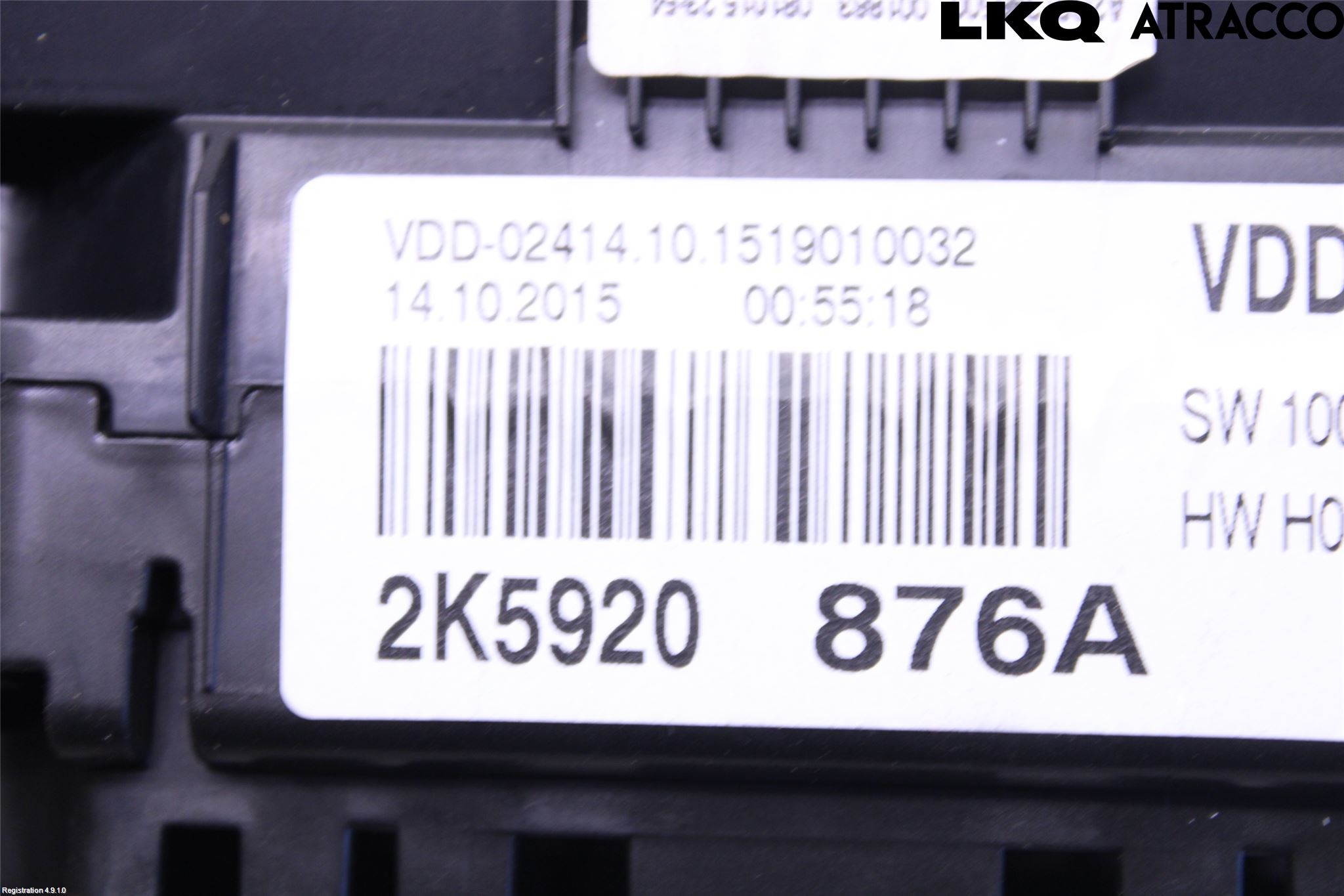 Volkswagen VW CADDY 16-20 Instrument Komb