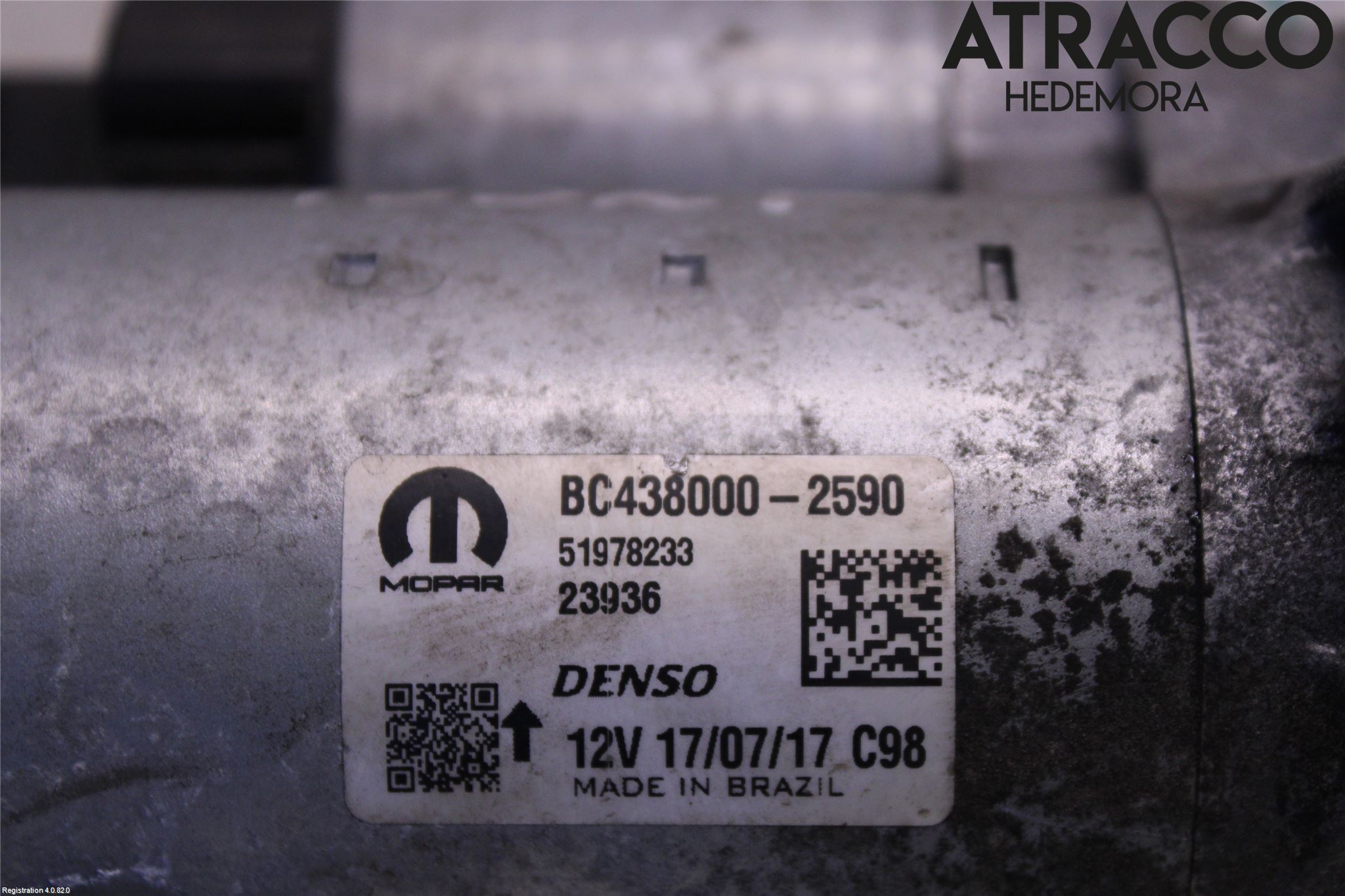 Fiat TIPO/CROSS 16- Startmotor