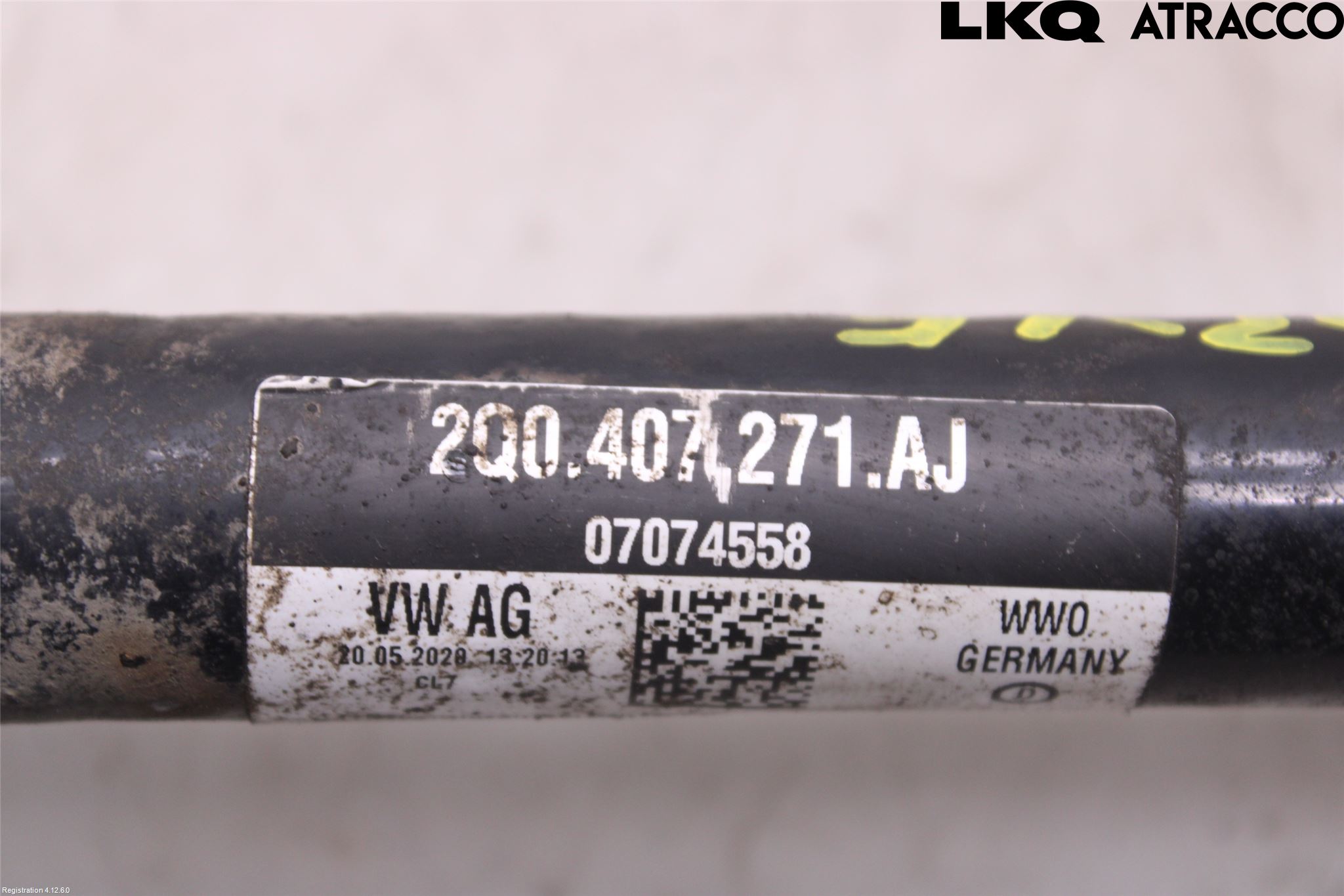 Skoda SCALA 19- Drivaxel Fram Vänster