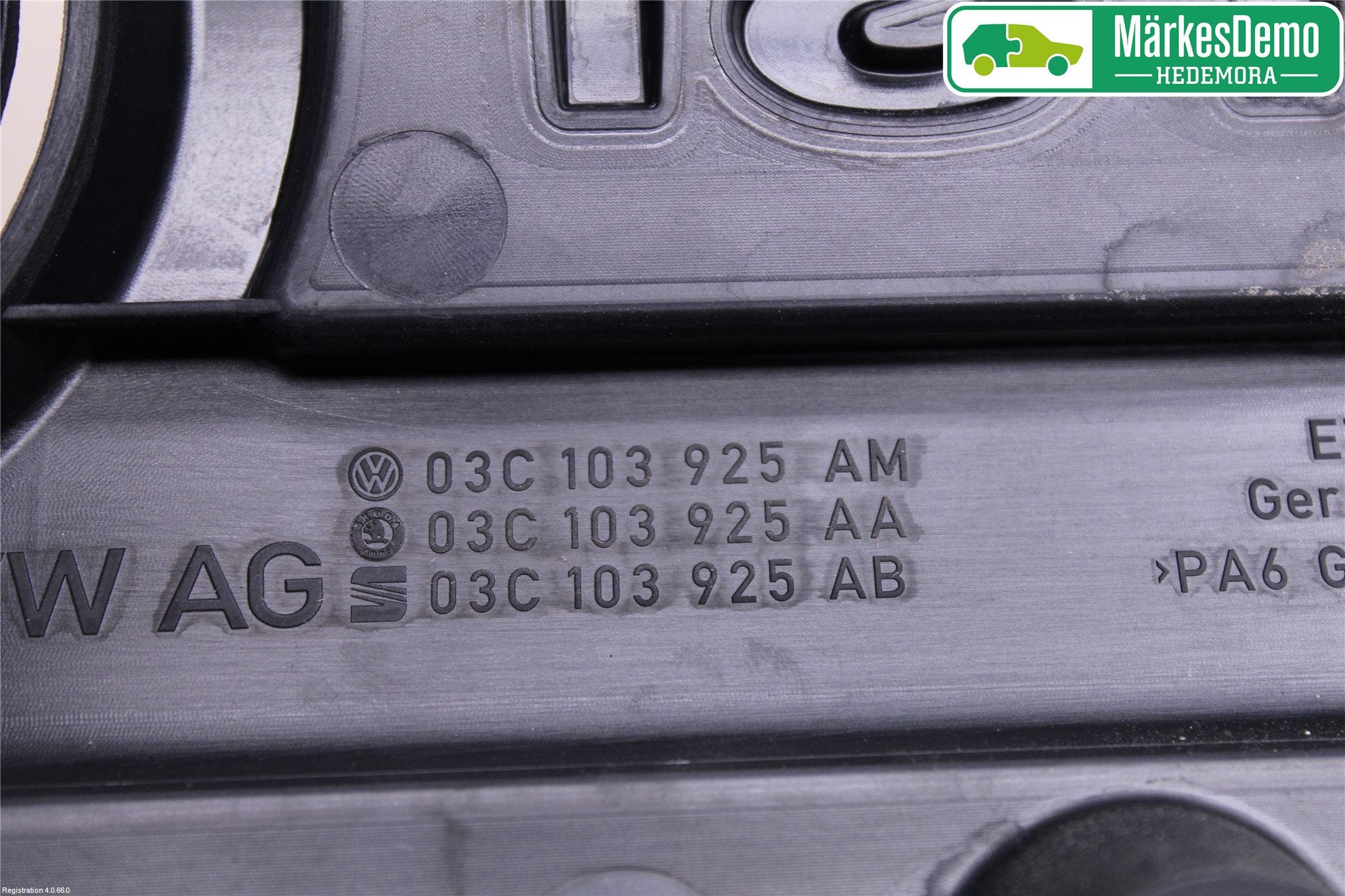 Volkswagen VW GOLF VI 09-13 Motorkåpa