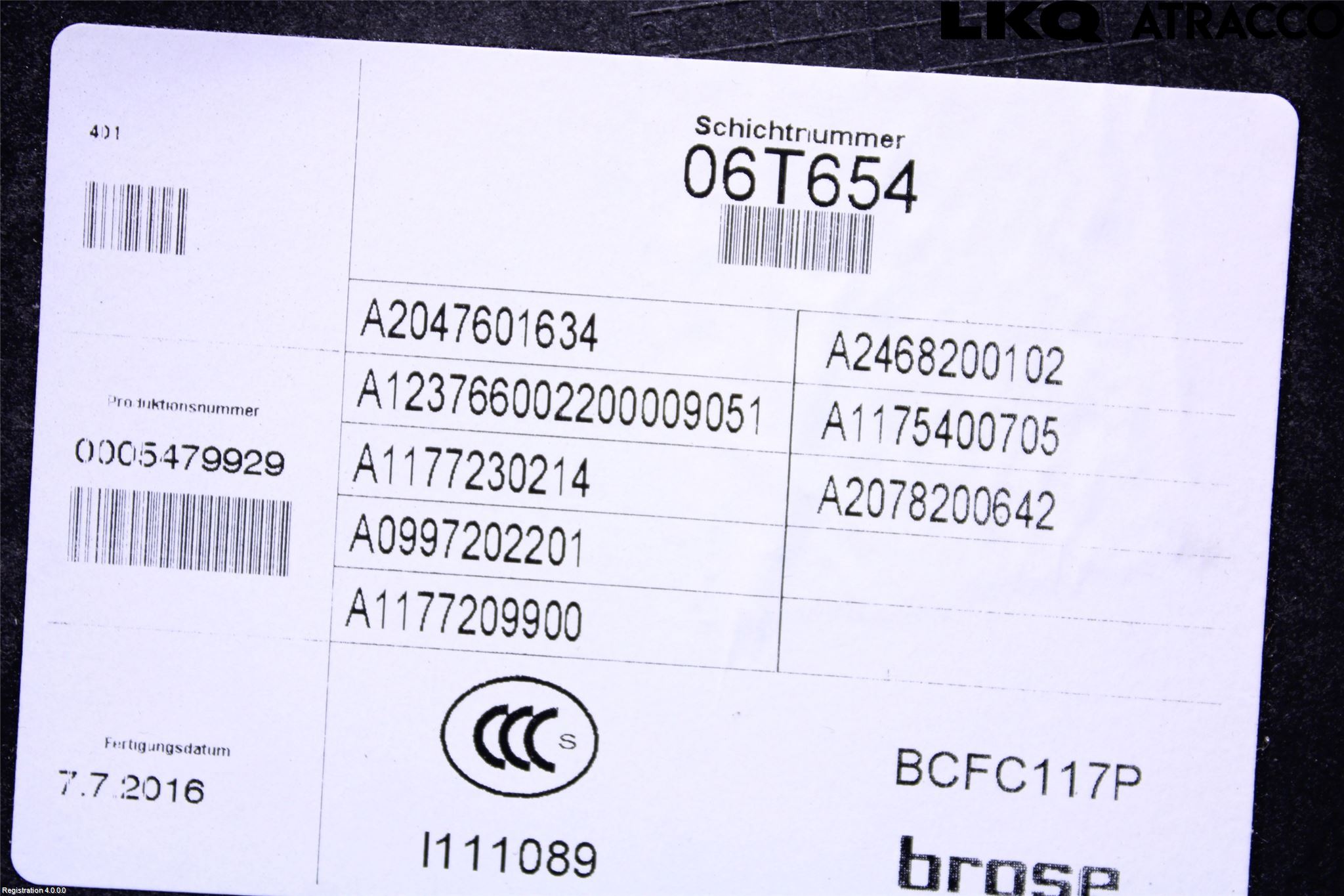 Mercedes-Benz MB CLA-KLASS (C117/X117) 13-19 Fönsterhiss El Kompl
