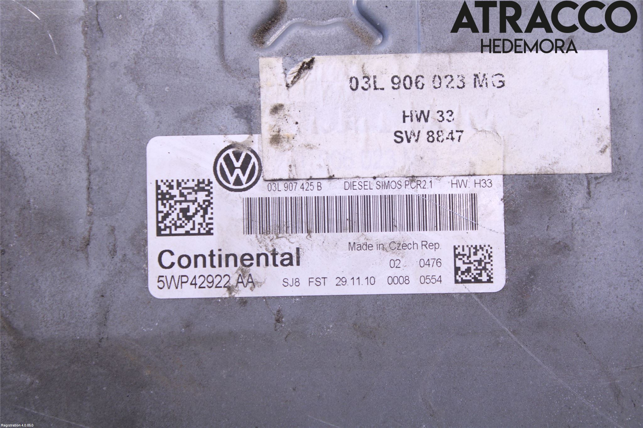 Volkswagen VW POLO 10-17 Styrenhet Inspump Diesel