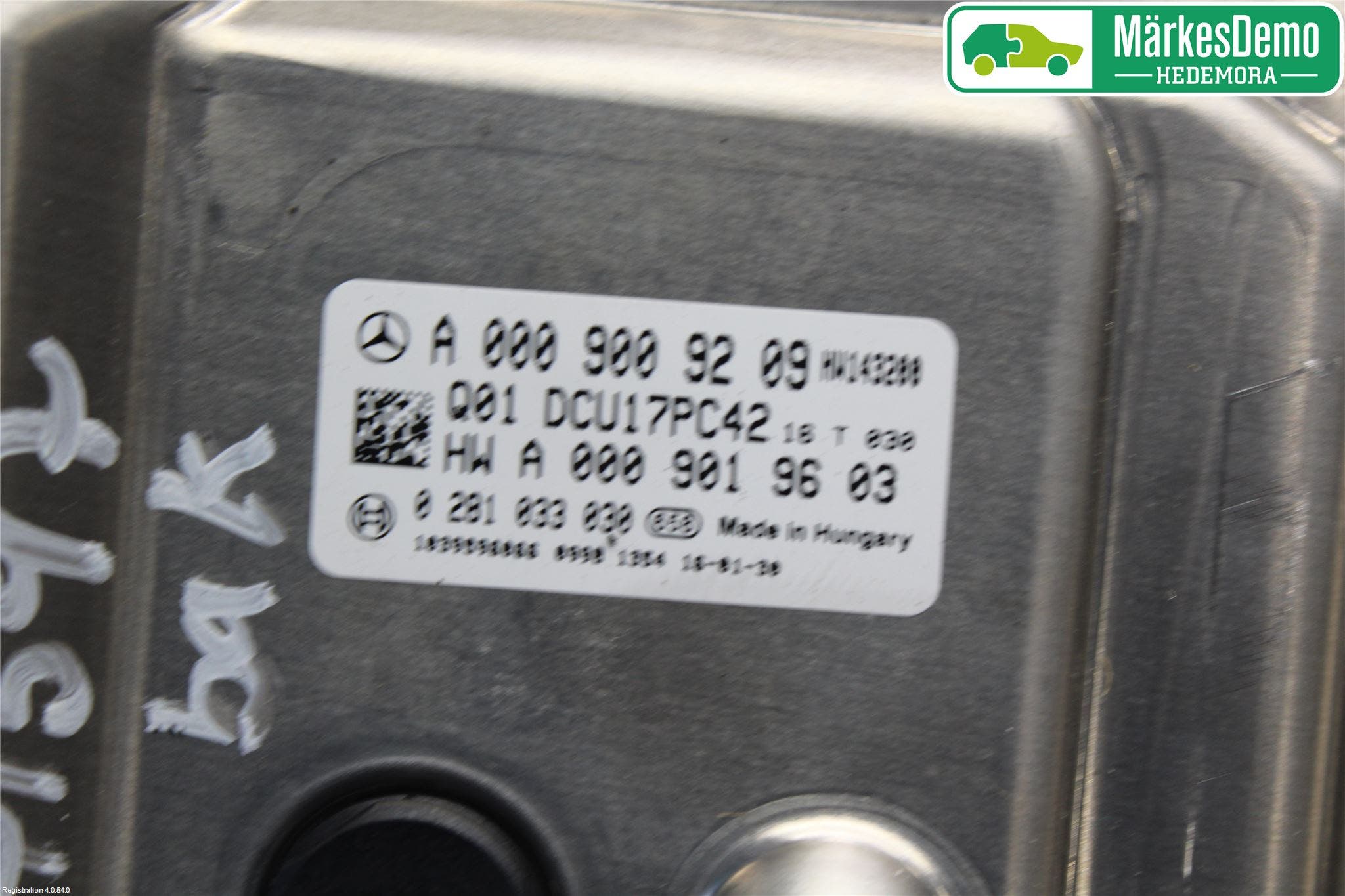 Mercedes-Benz MB C-KLASS (W205) 14-21 Styrenhet Avgasrening