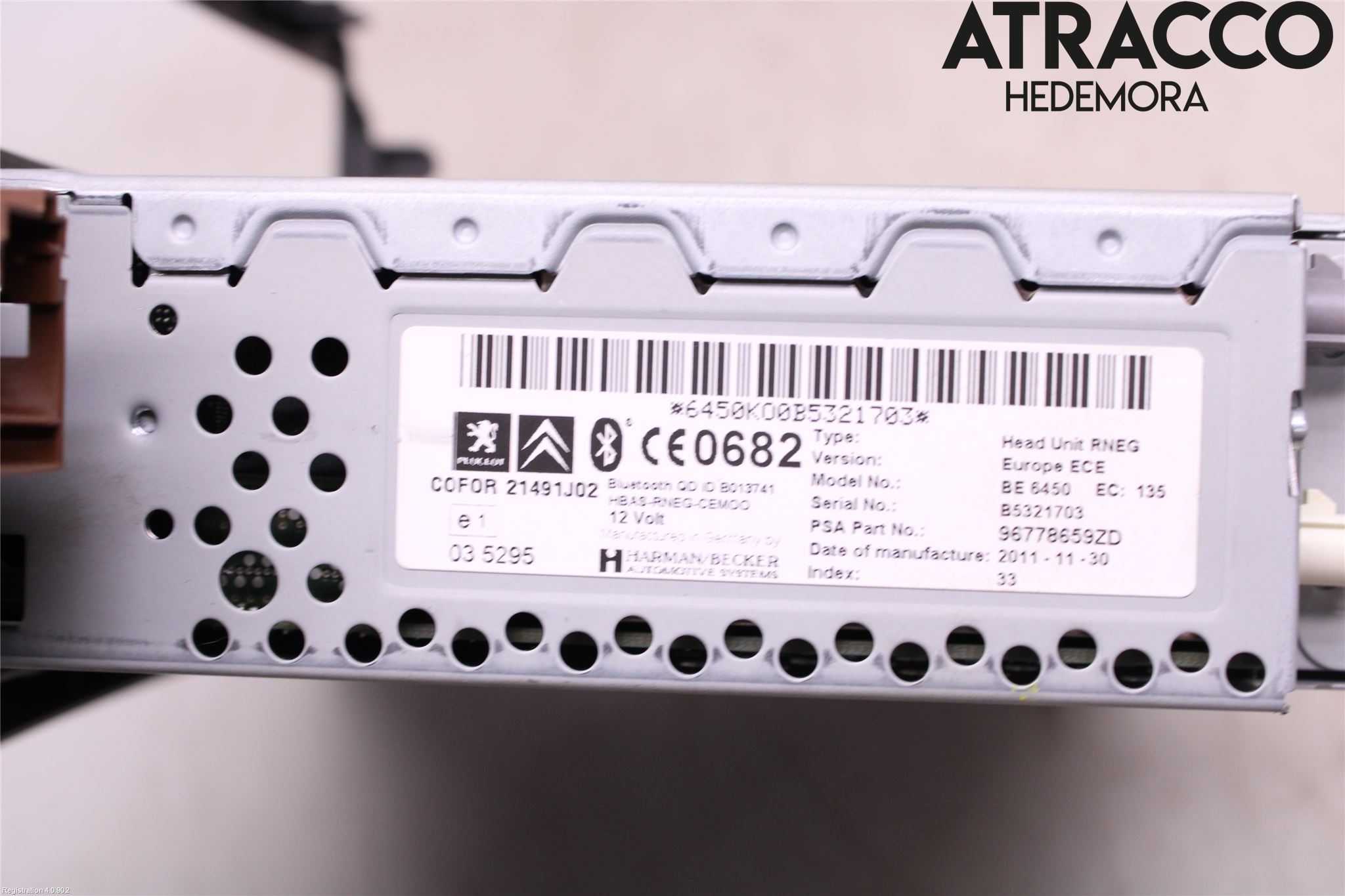 Citroen C5 08-17 Cd Radio - Multimediapanel