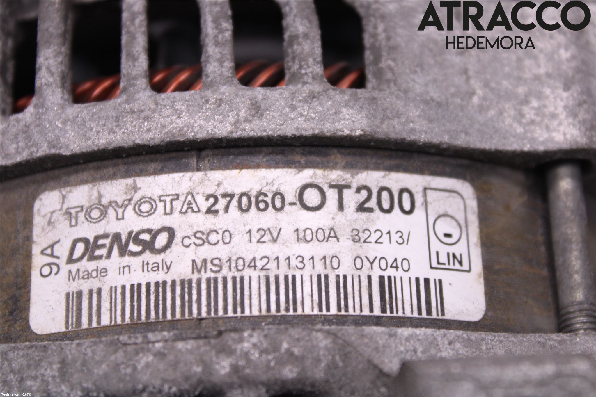 Toyota AURIS 13-19 Generator