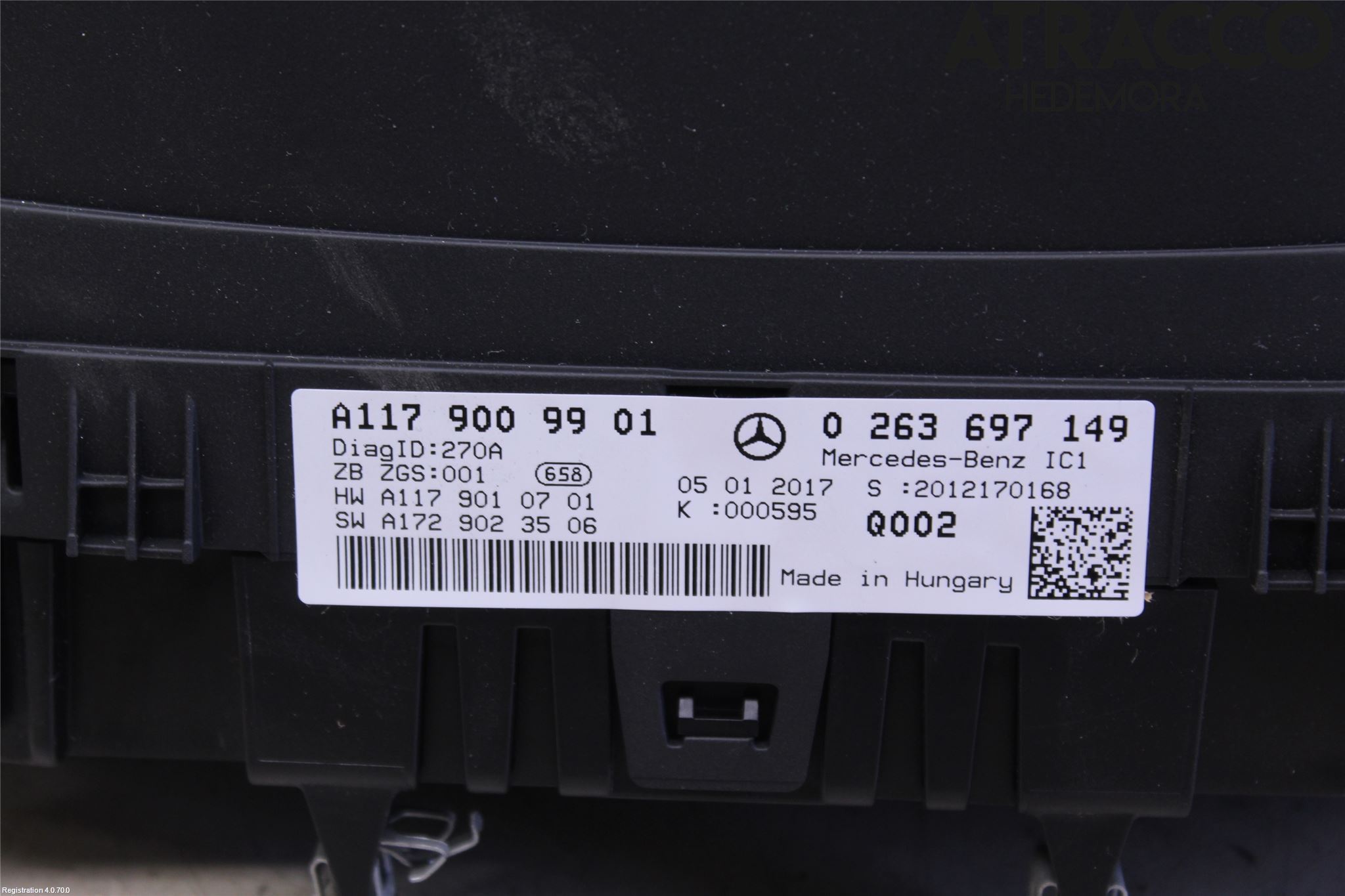 Mercedes-Benz MB CLA-KLASS (C117/X117) 13-19 Instrument Komb