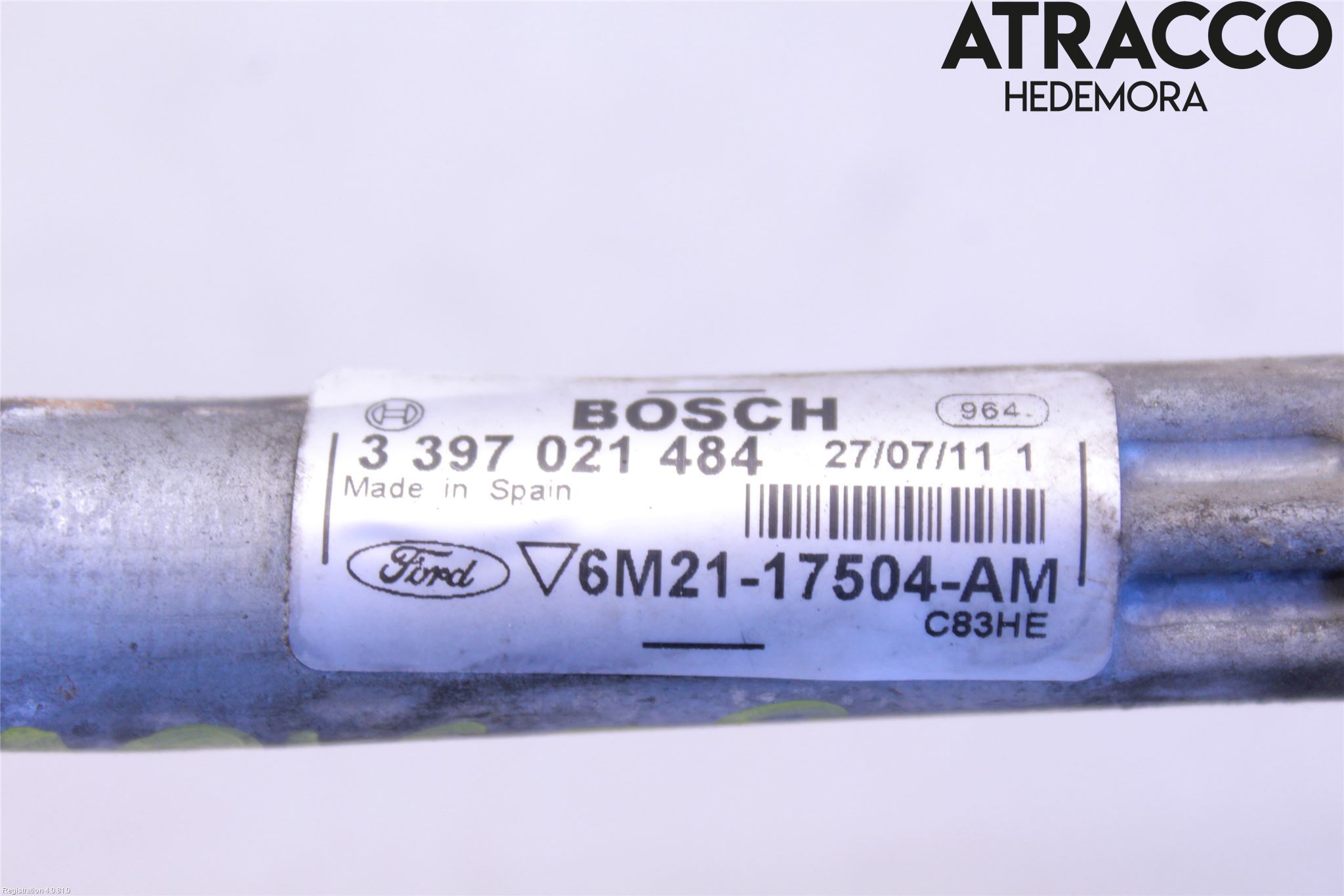 Ford S-MAX 06-15 Torkarmekanism Vindruta