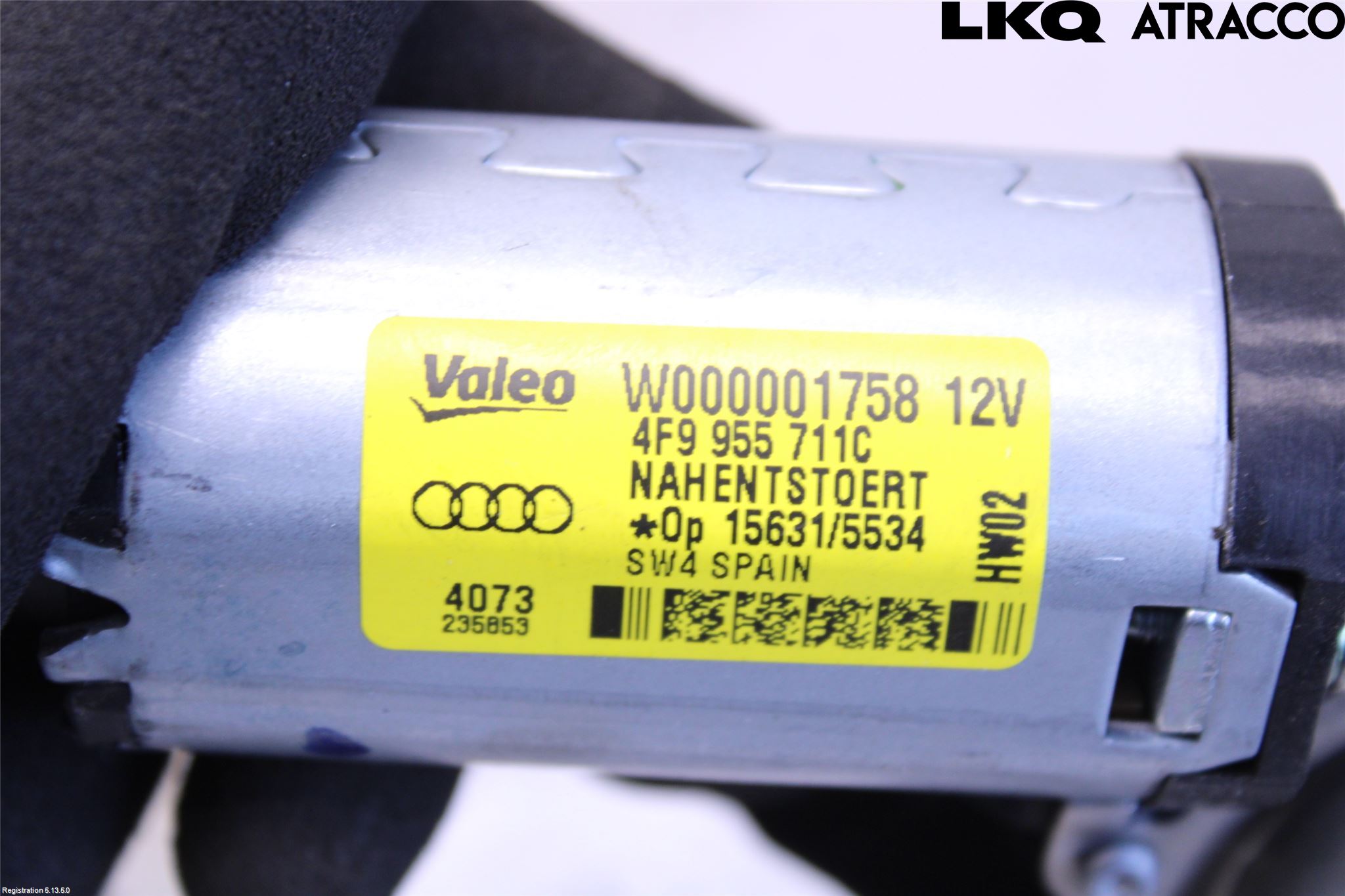 Audi A4 12-15 Torkarmotor Baklucka