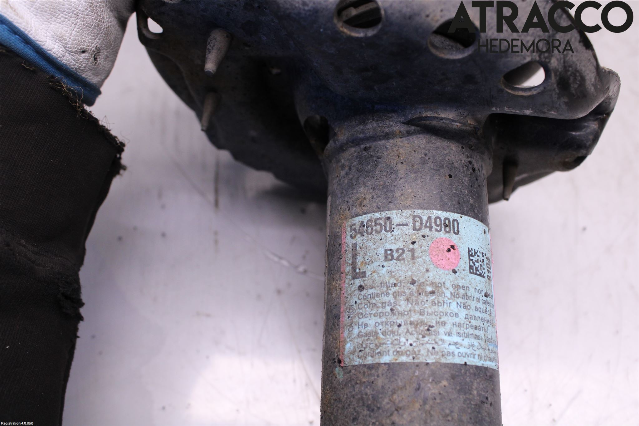 Kia OPTIMA 16-20 Fjäderben Fram Vänster