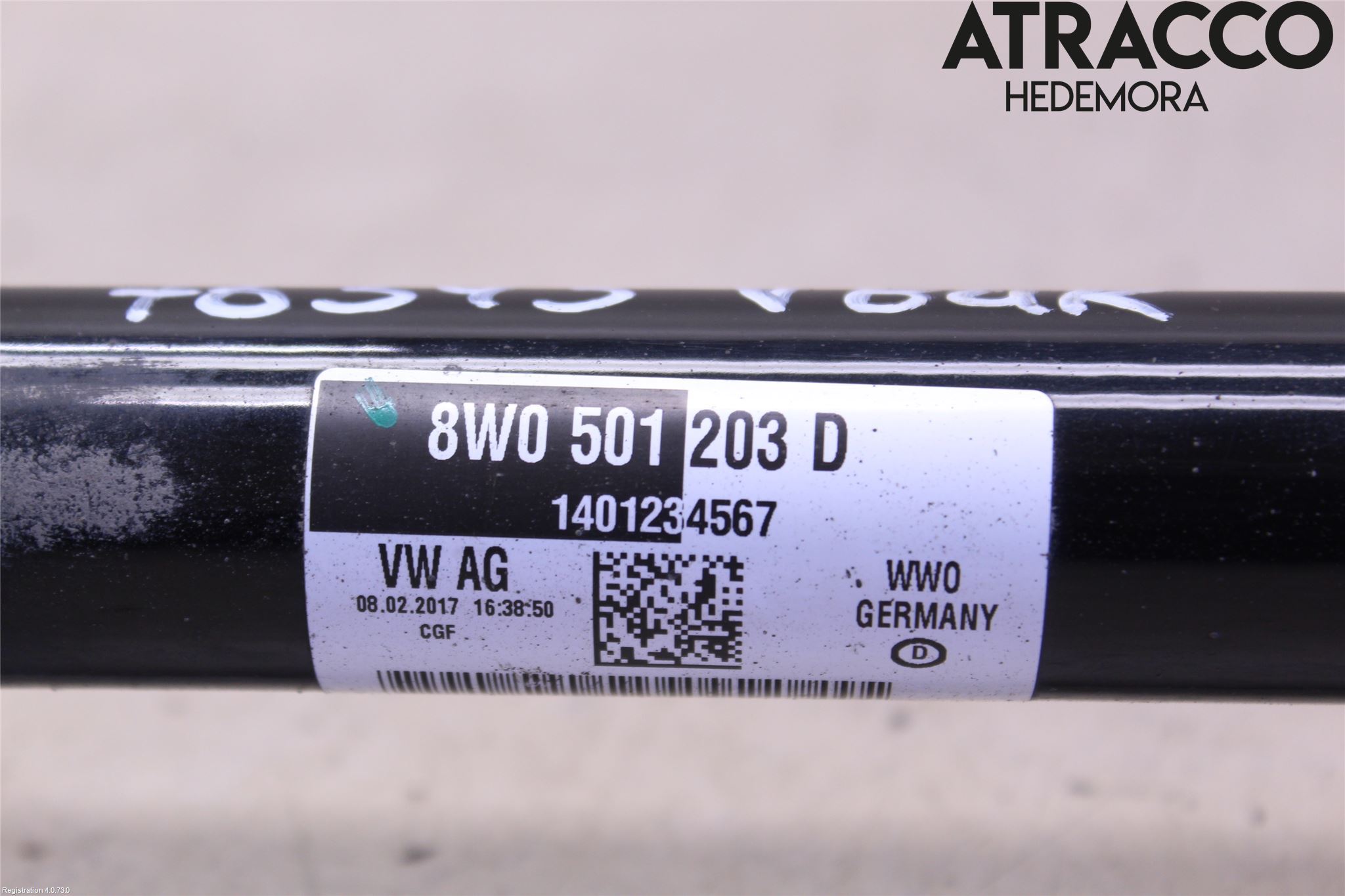 Audi A5 17- Drivaxel Bak Vänster