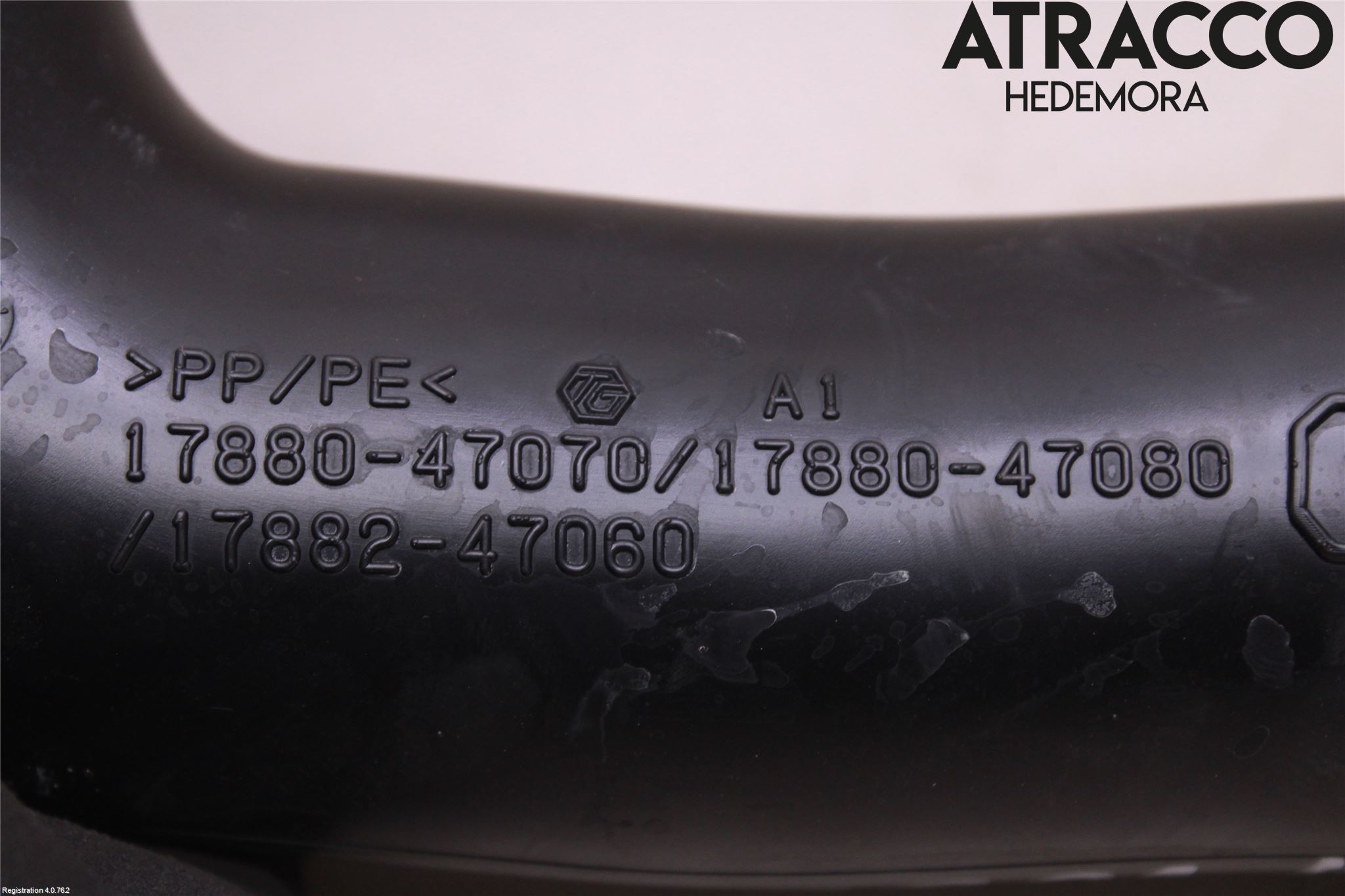 Toyota YARIS XP130 15-20 Laddluft-Intercoolerrör