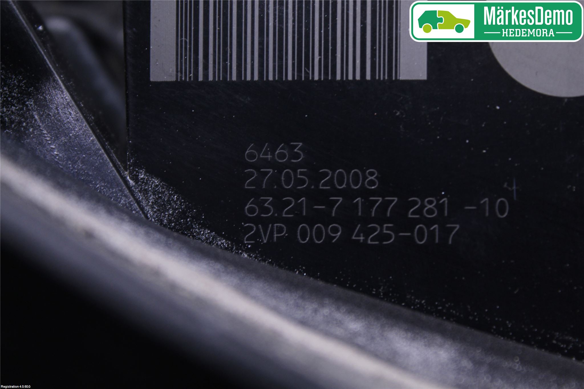 BMW 5 E60/61 Sed/Tou 02-10 Bakljus Vänster