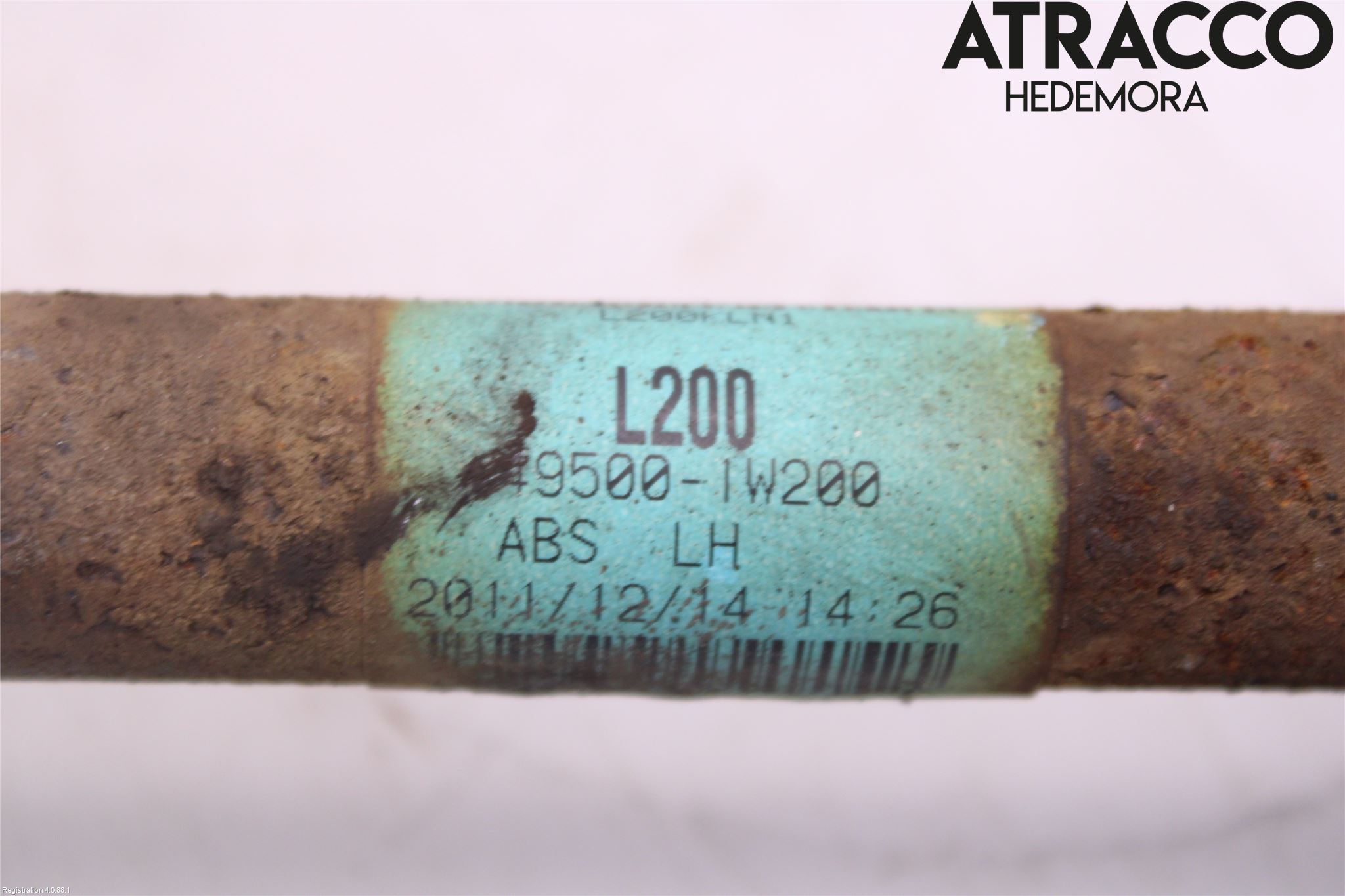 Kia RIO 12-16 Drivaxel Fram Vänster