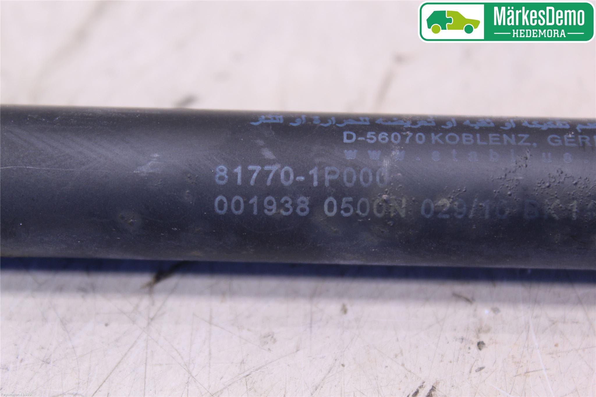 Kia VENGA 10-19 Gasfjäder Baklucka