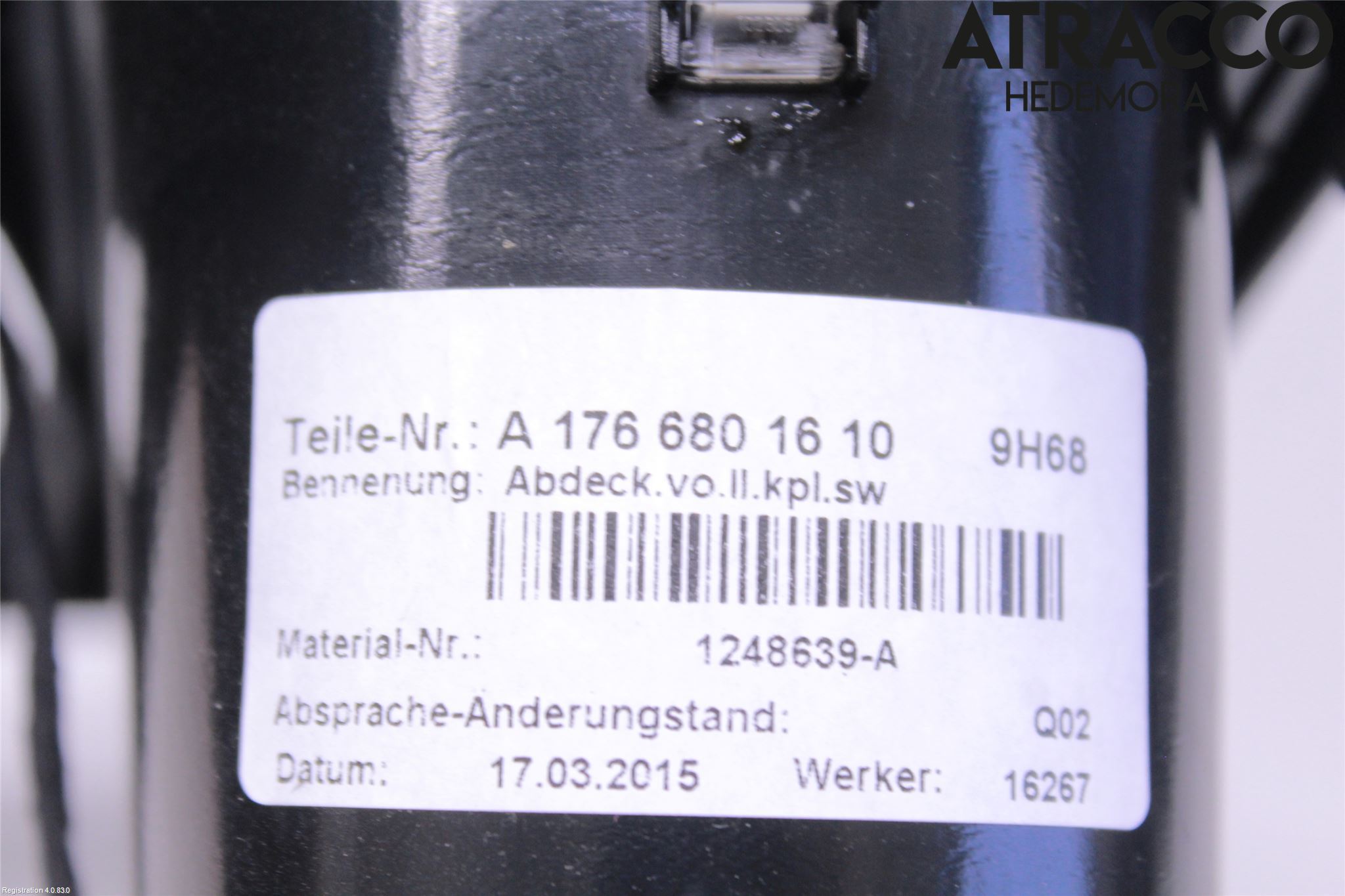 Mercedes-Benz MB CLA-KLASS (C117/X117) 13-19 Mugghållare