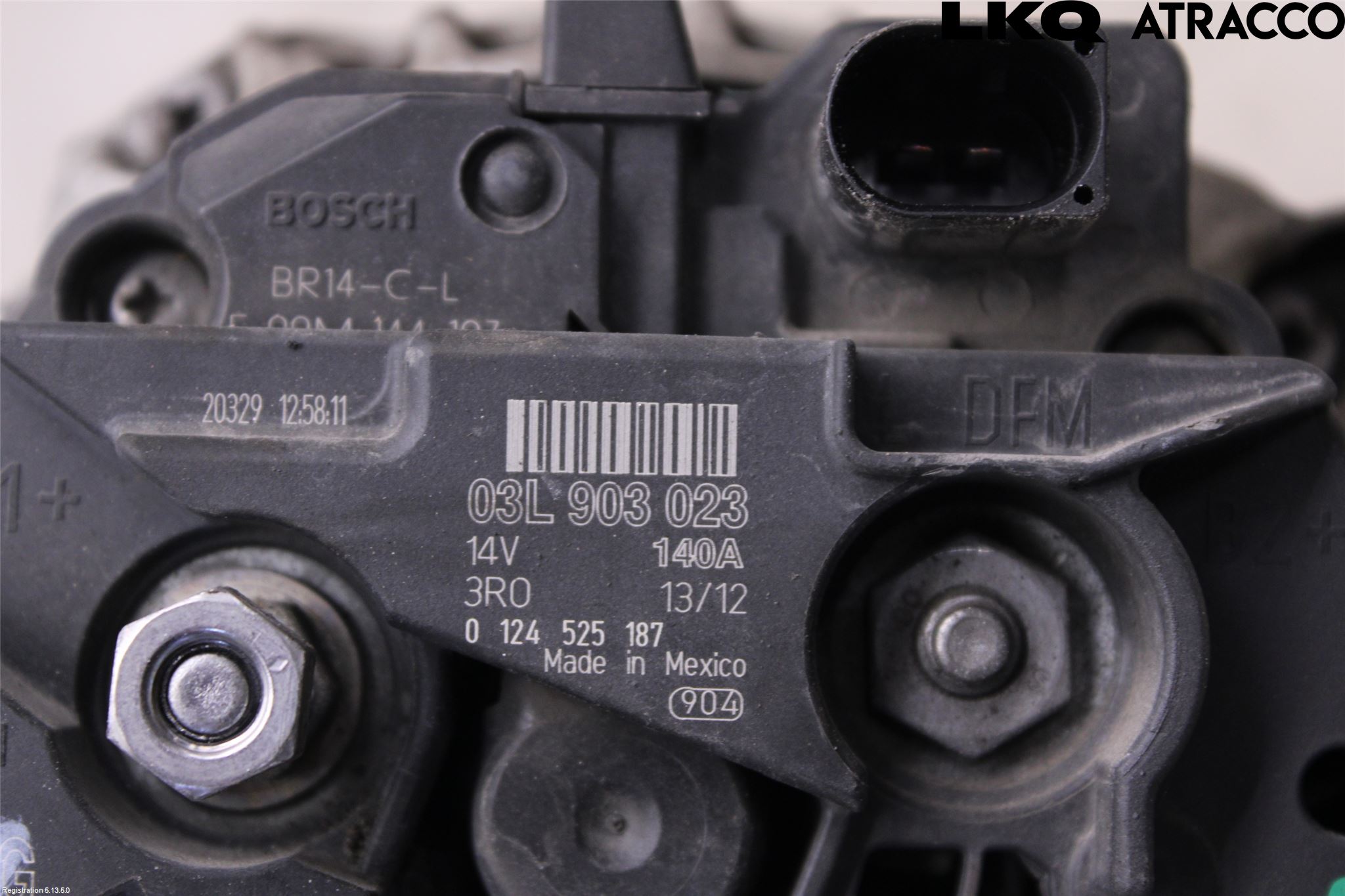 Volkswagen VW GOLF VI 09-13 Generator