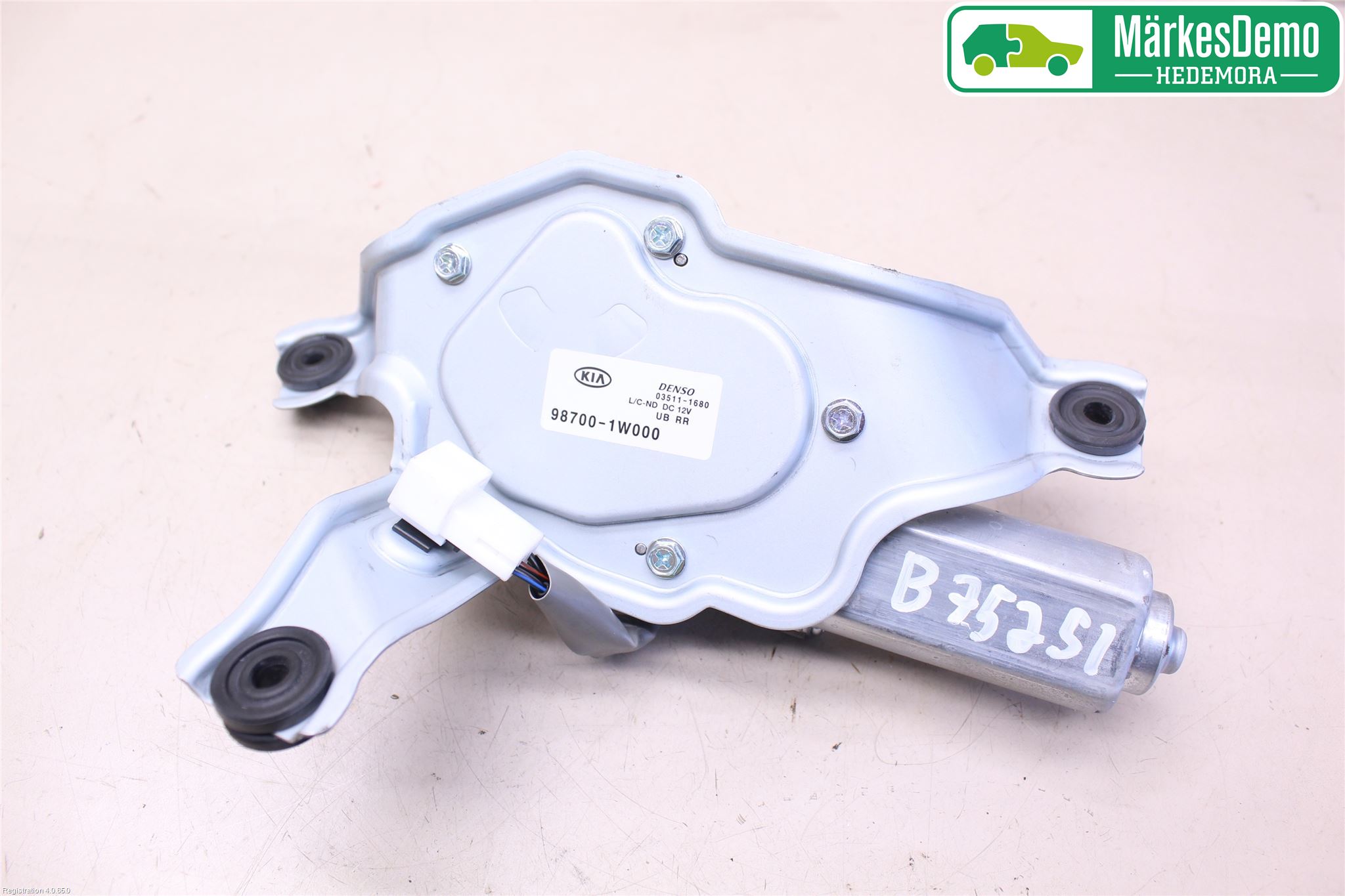 Kia RIO 12-16 Torkarmotor Baklucka