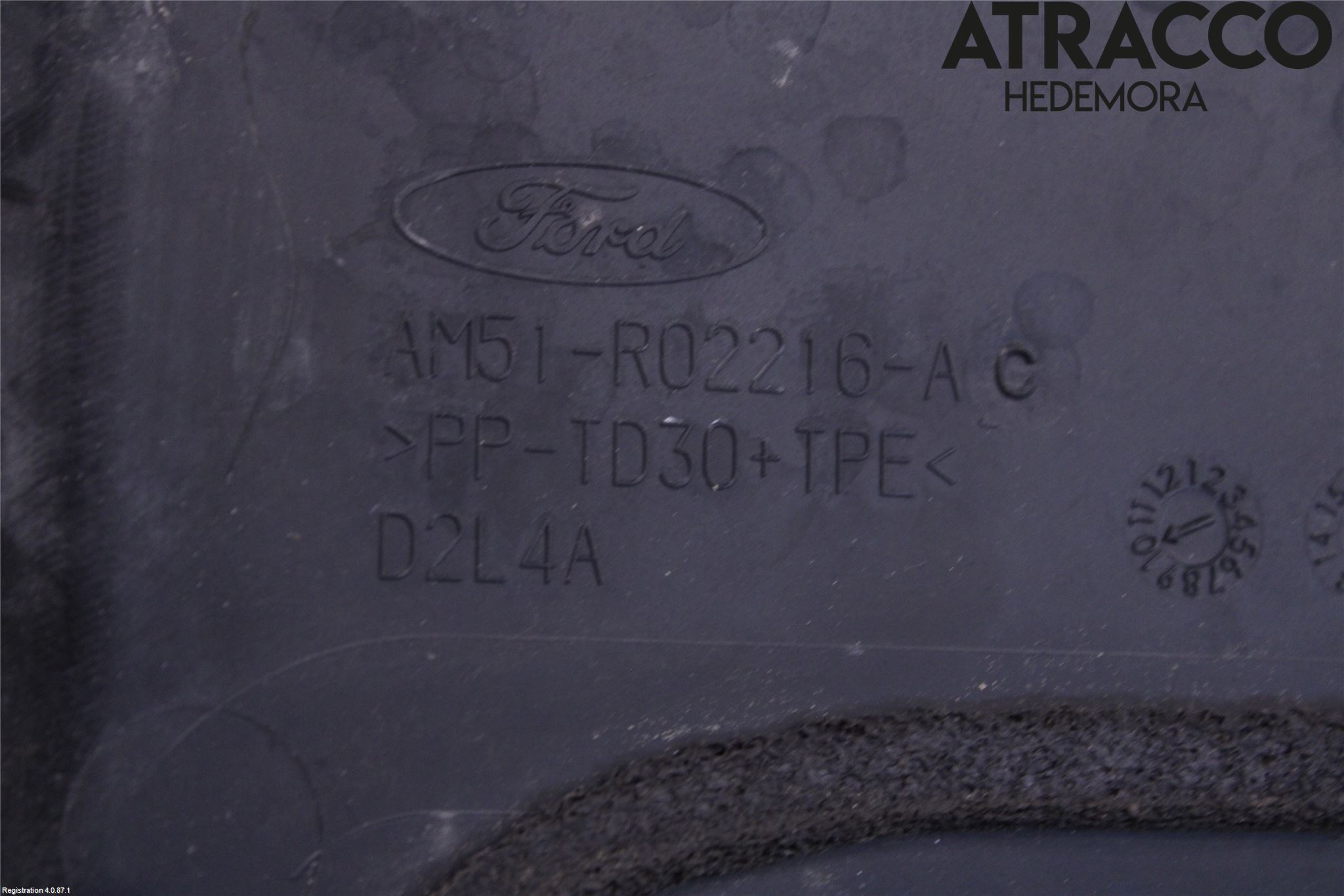 Ford GRAND C-MAX  11-14 Torpedplåt-Torpedplast