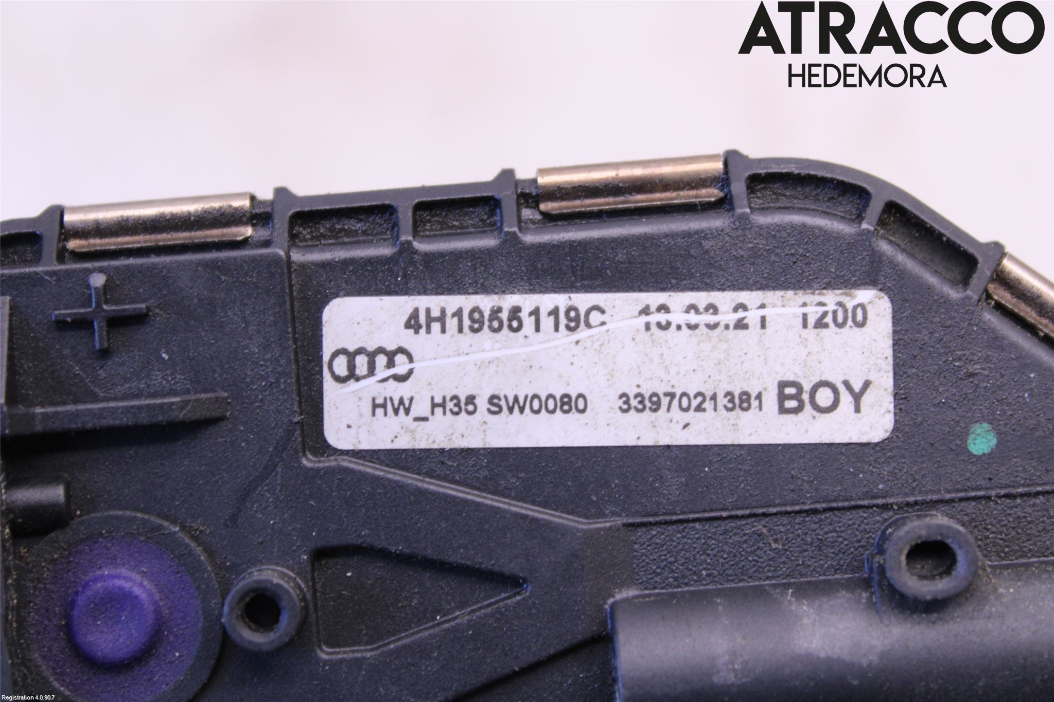 Audi A8/S8 4H 10-17 Torkarmotor Vindruta