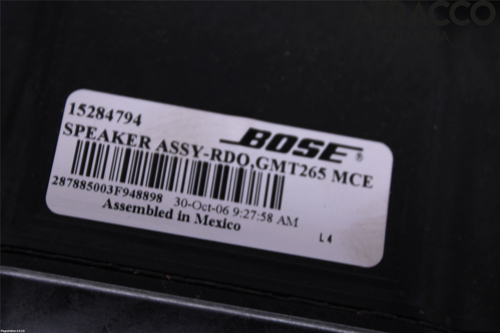 Cadillac SRX Högtalare