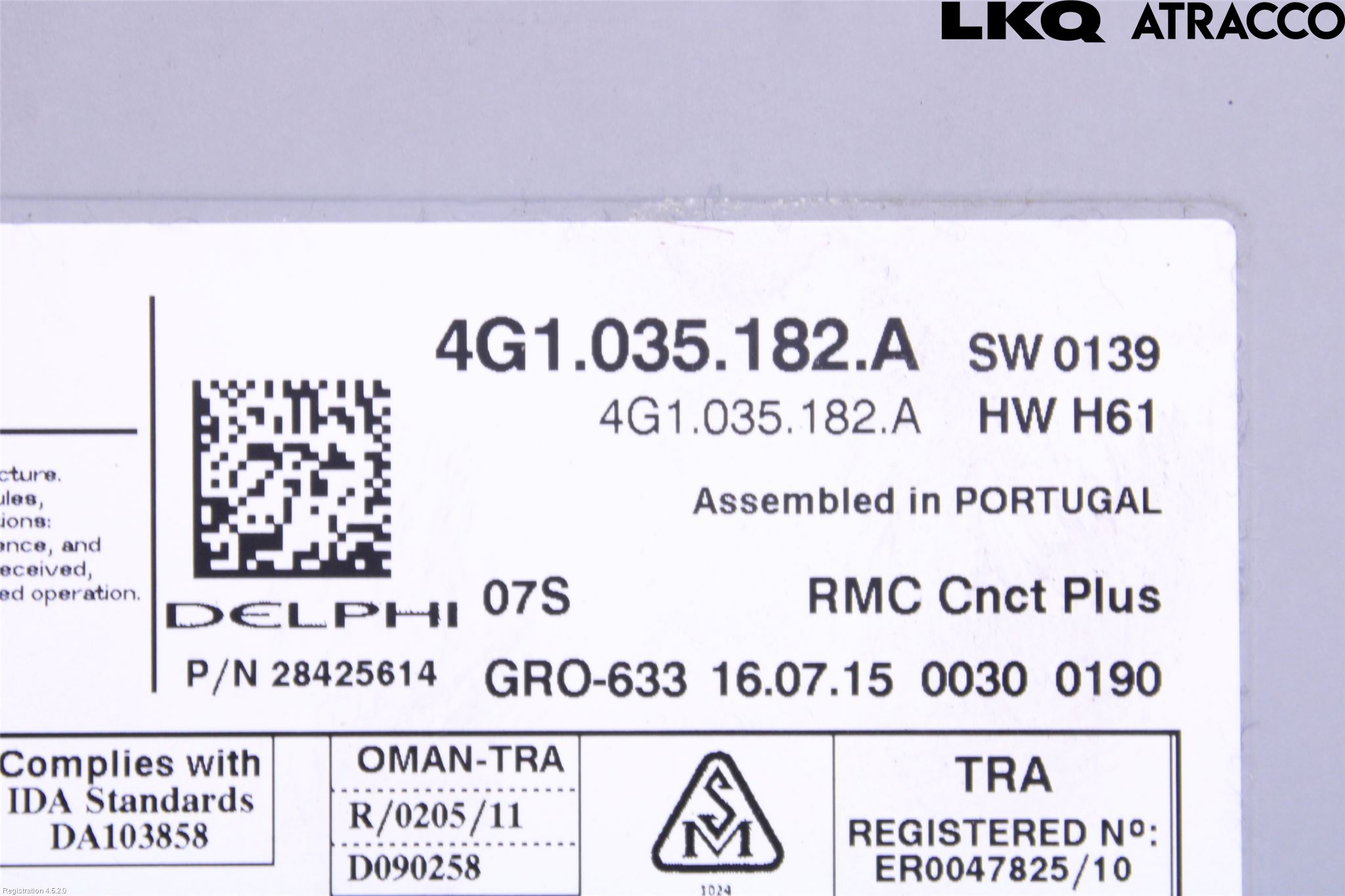 Audi A7/S7 4G 11-17 Cd Radio - Multimediapanel
