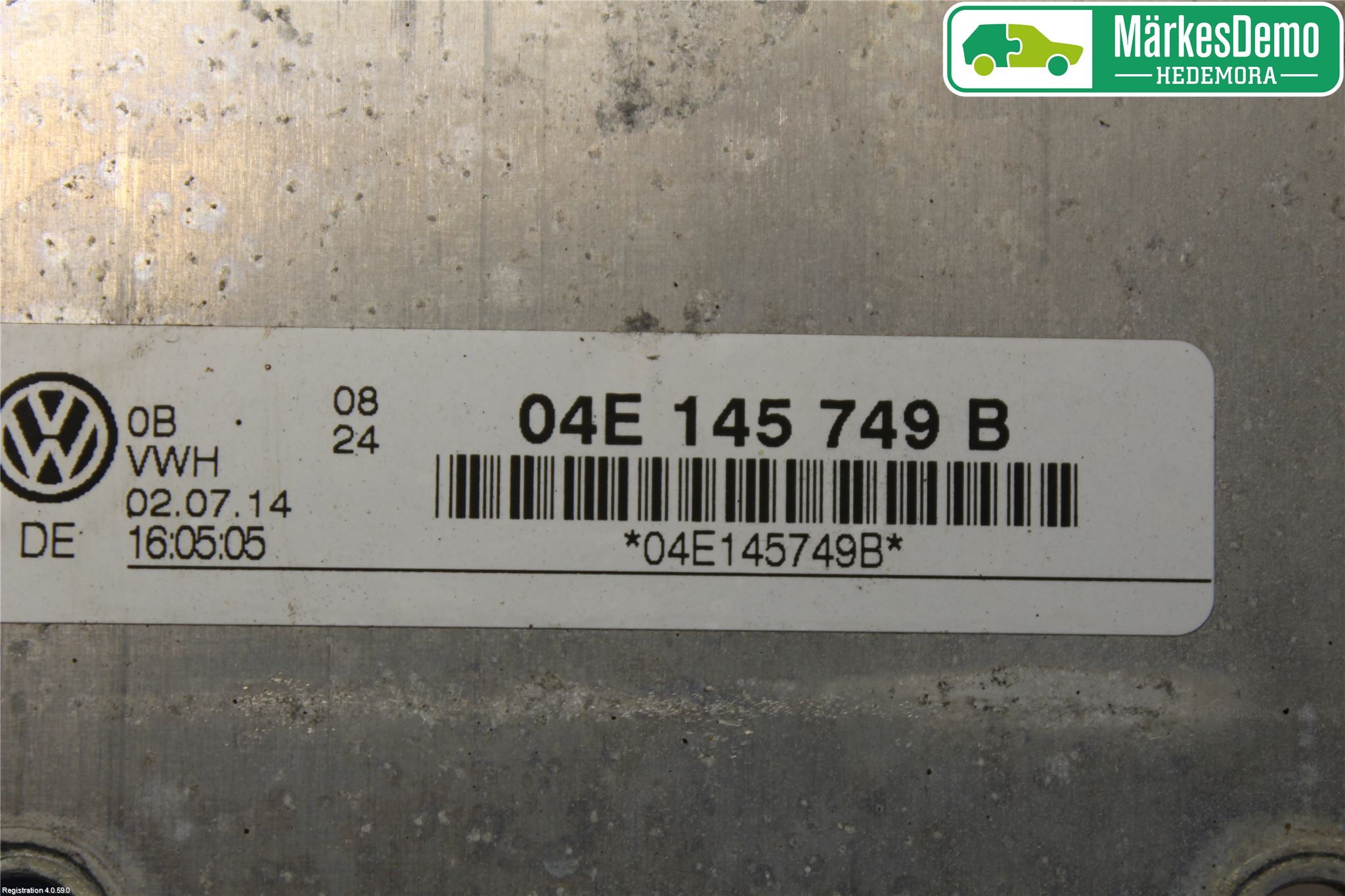 Volkswagen VW GOLF / E-GOLF VII 13-20 Laddluft-Intercooler Kyl