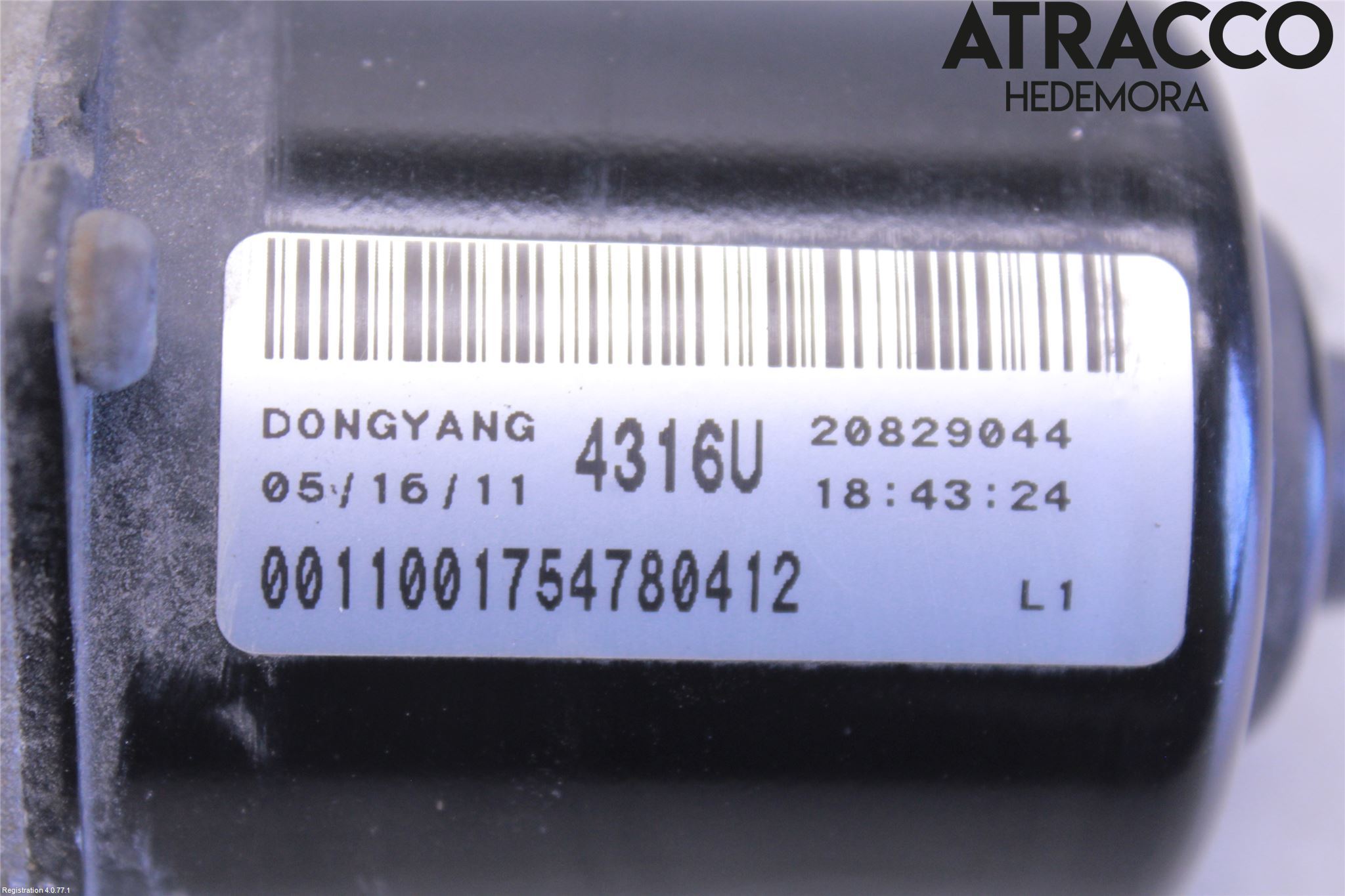 Chevrolet CAPTIVA Torkarmotor Vindruta