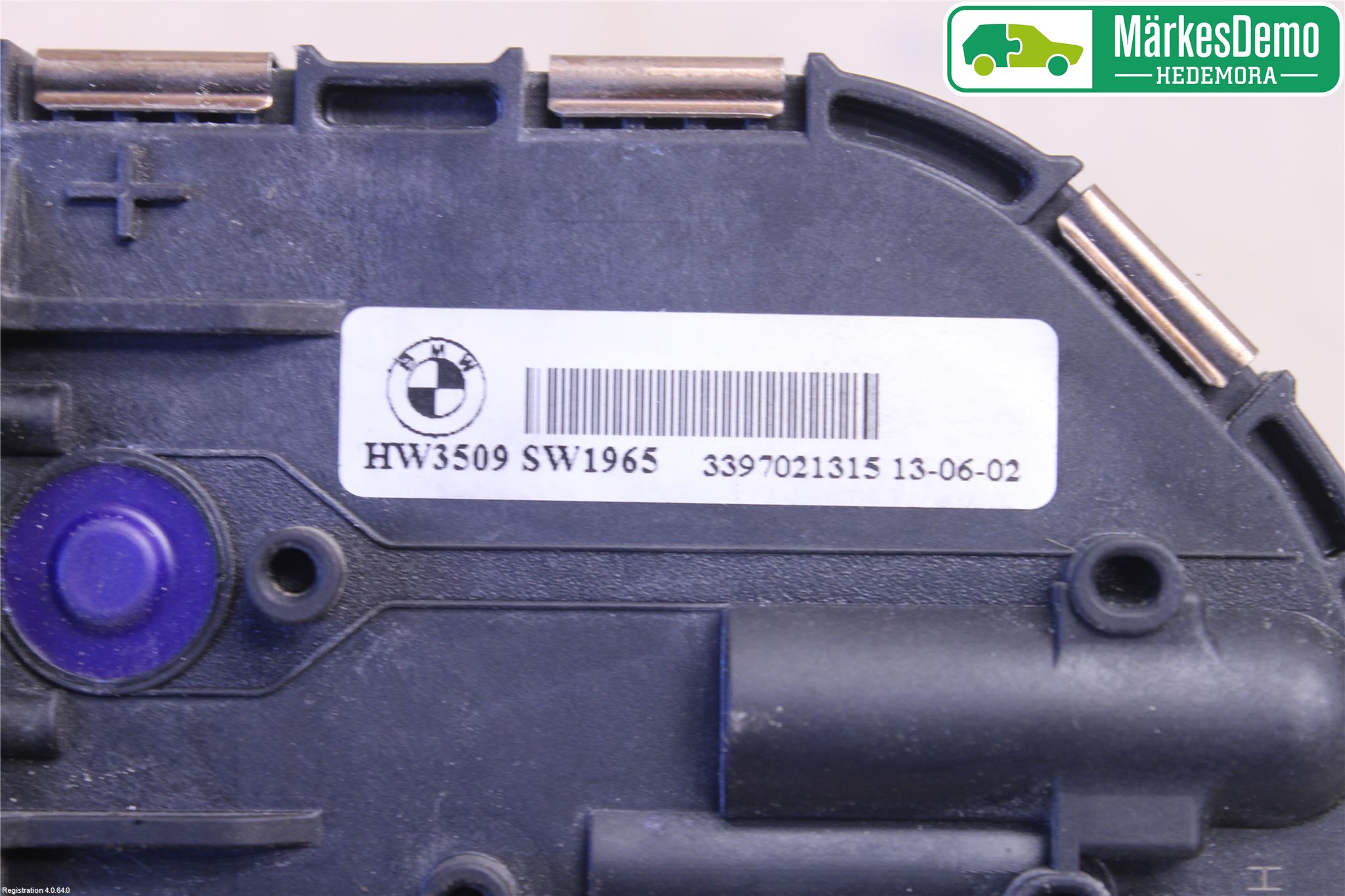 BMW X3 F25 10-17 Torkarmotor Vindruta