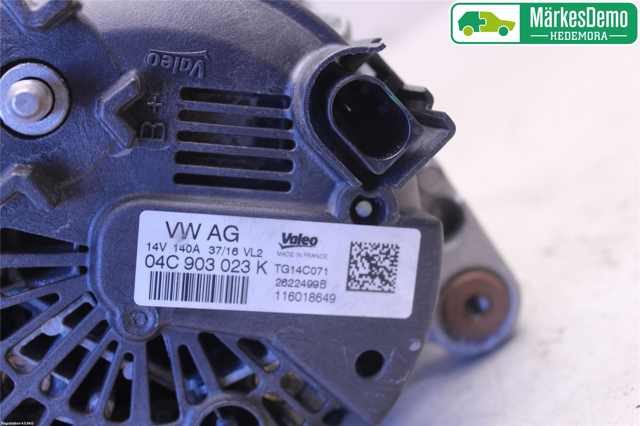 Volkswagen VW GOLF / E-GOLF VII 13-20 Generator