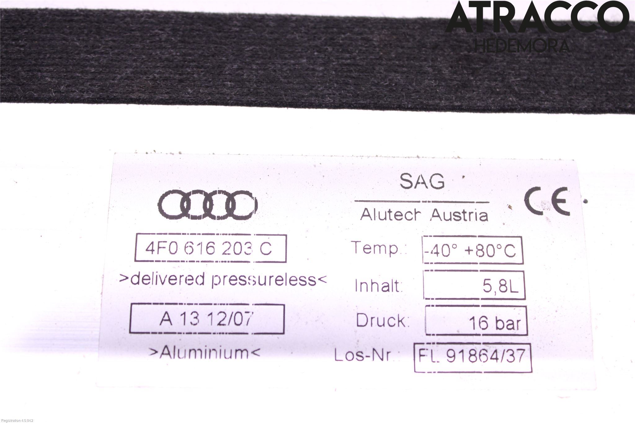 Audi ALLROAD 06-11 Kompressor Stöt-Fjädring