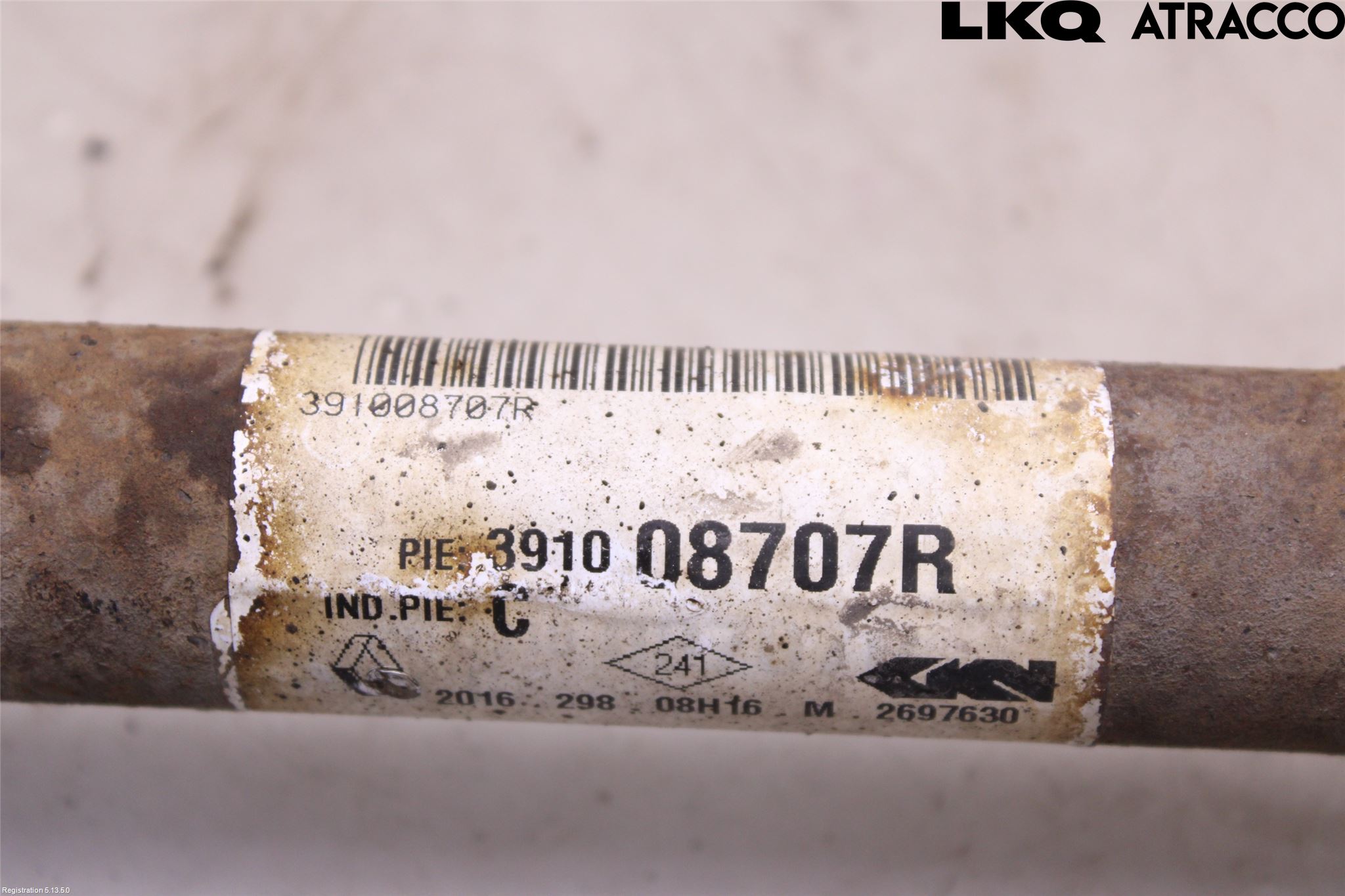 Renault MEGANE IV 16-23 Drivaxel Fram Höger
