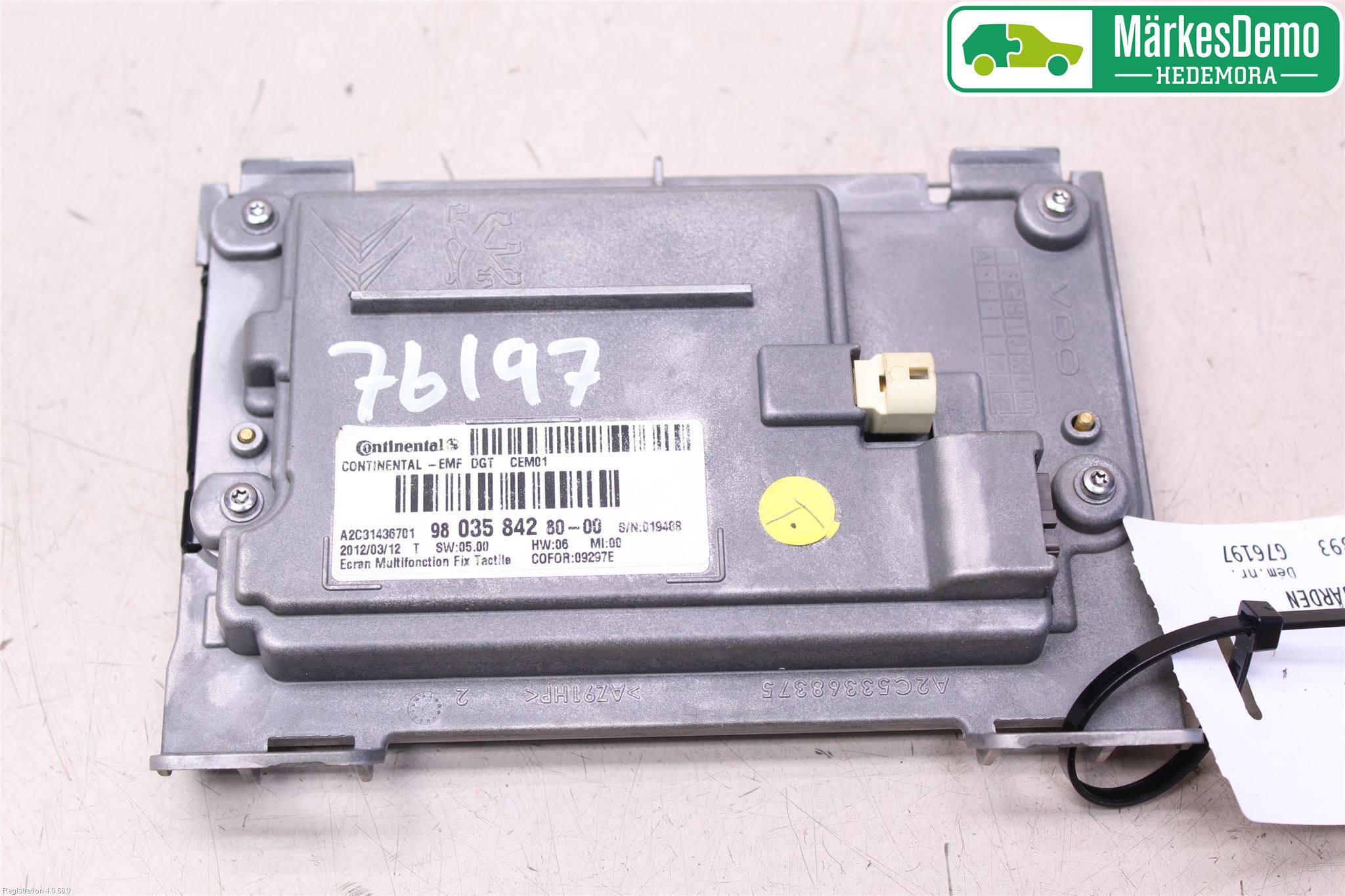 Peugeot 208 12-15 Multifunktionsdisplay