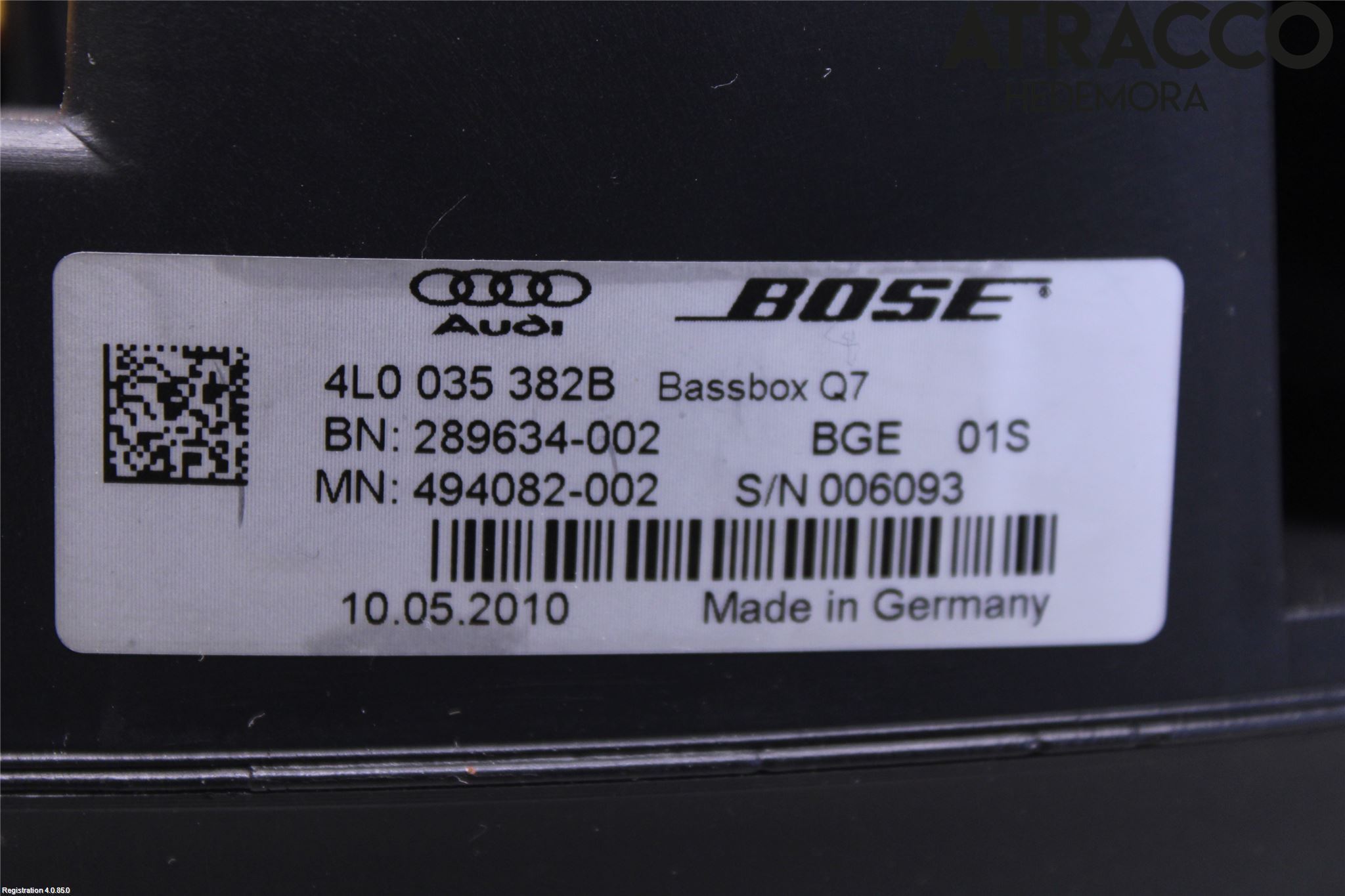 Audi Q7/SQ7 Högtalare