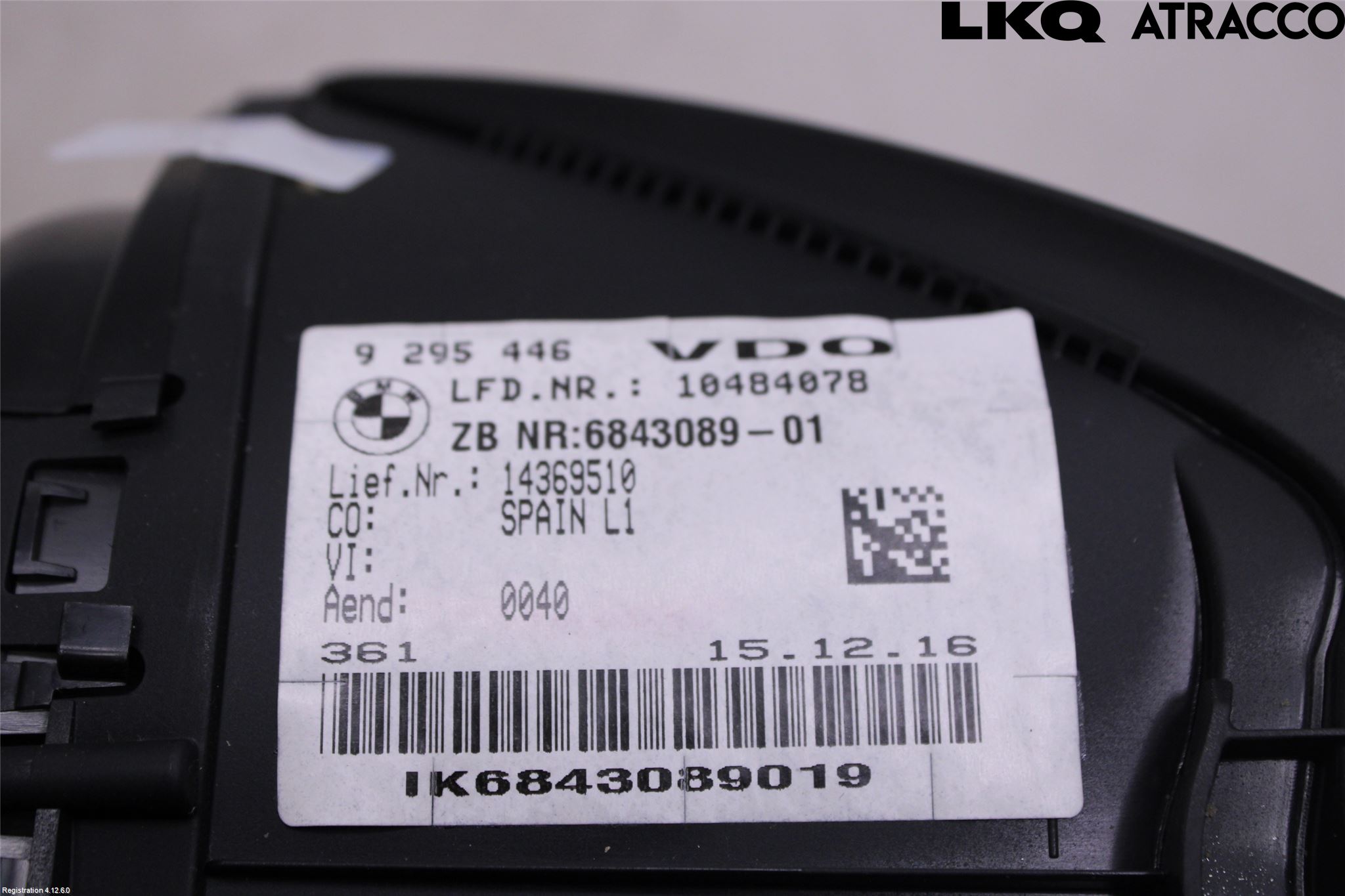 BMW 2 F45 Active Tourer 14-21 Instrument Komb