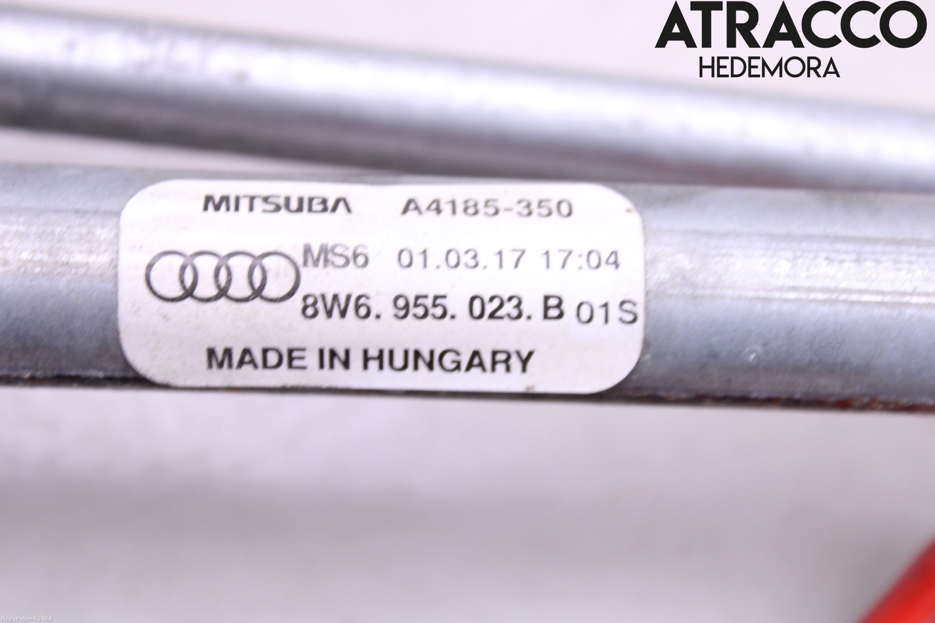 Audi A5 17- Torkarmekanism Vindruta
