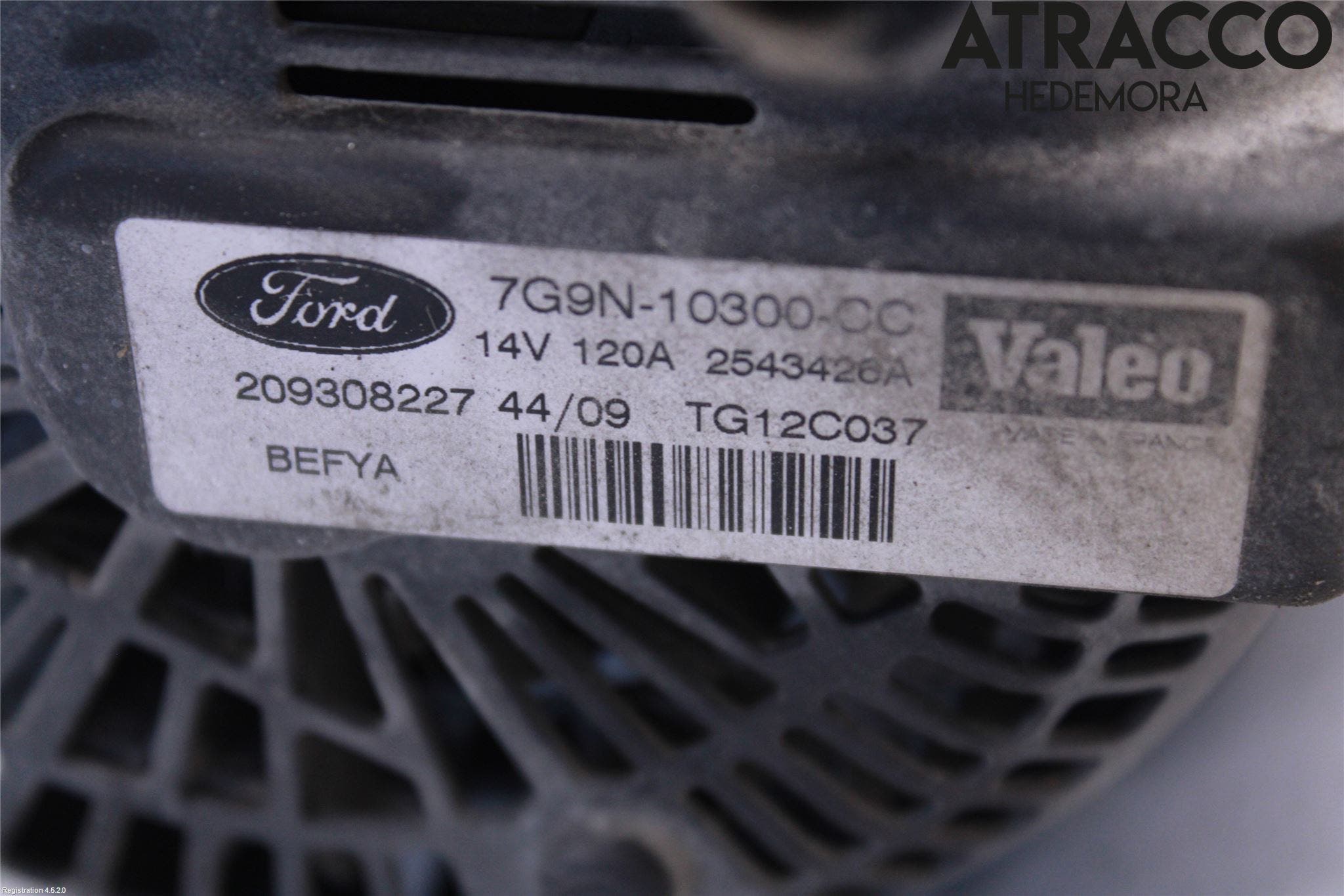 Ford FIESTA 09-12 Generator