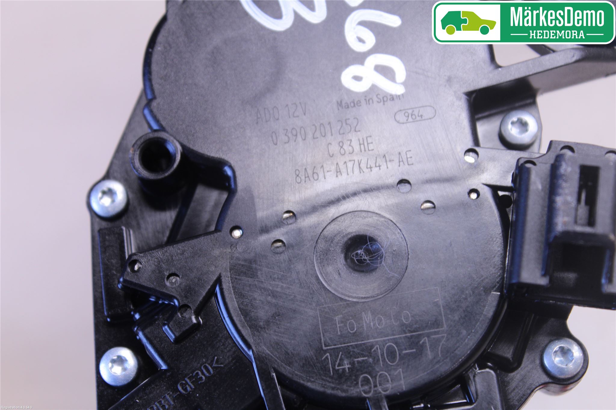 Ford FIESTA 13-17 Torkarmotor Baklucka