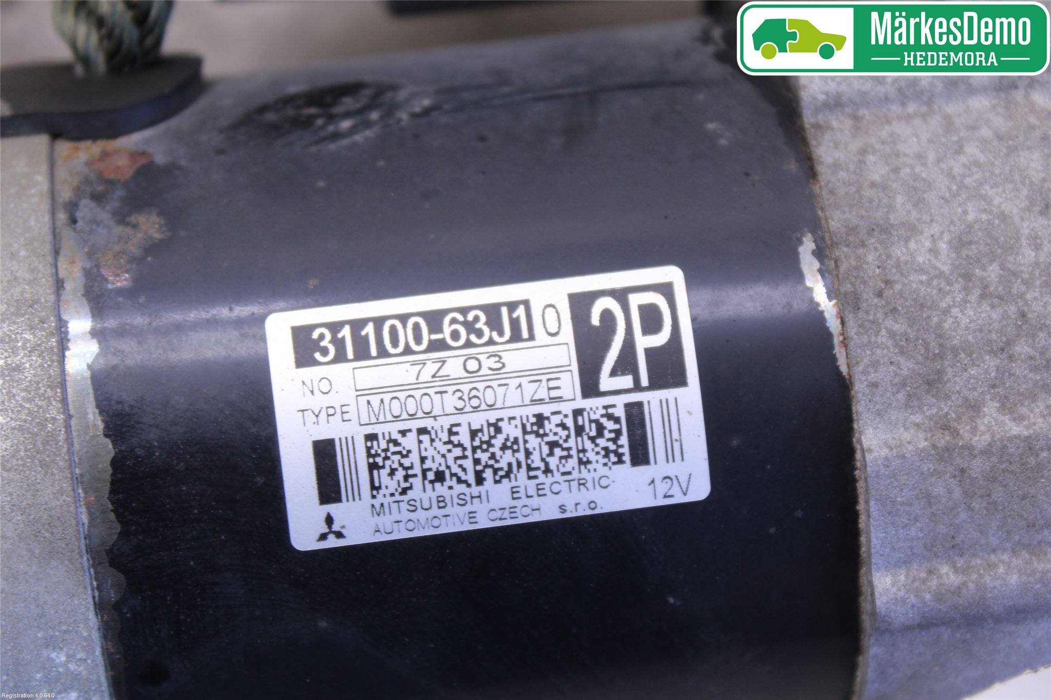 Suzuki SX4 06-09 Startmotor