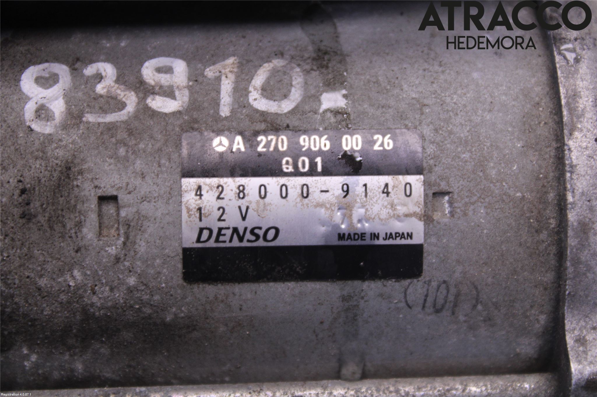 Mercedes-Benz MB CLA-KLASS (C117/X117) 13-19 Startmotor Diesel
