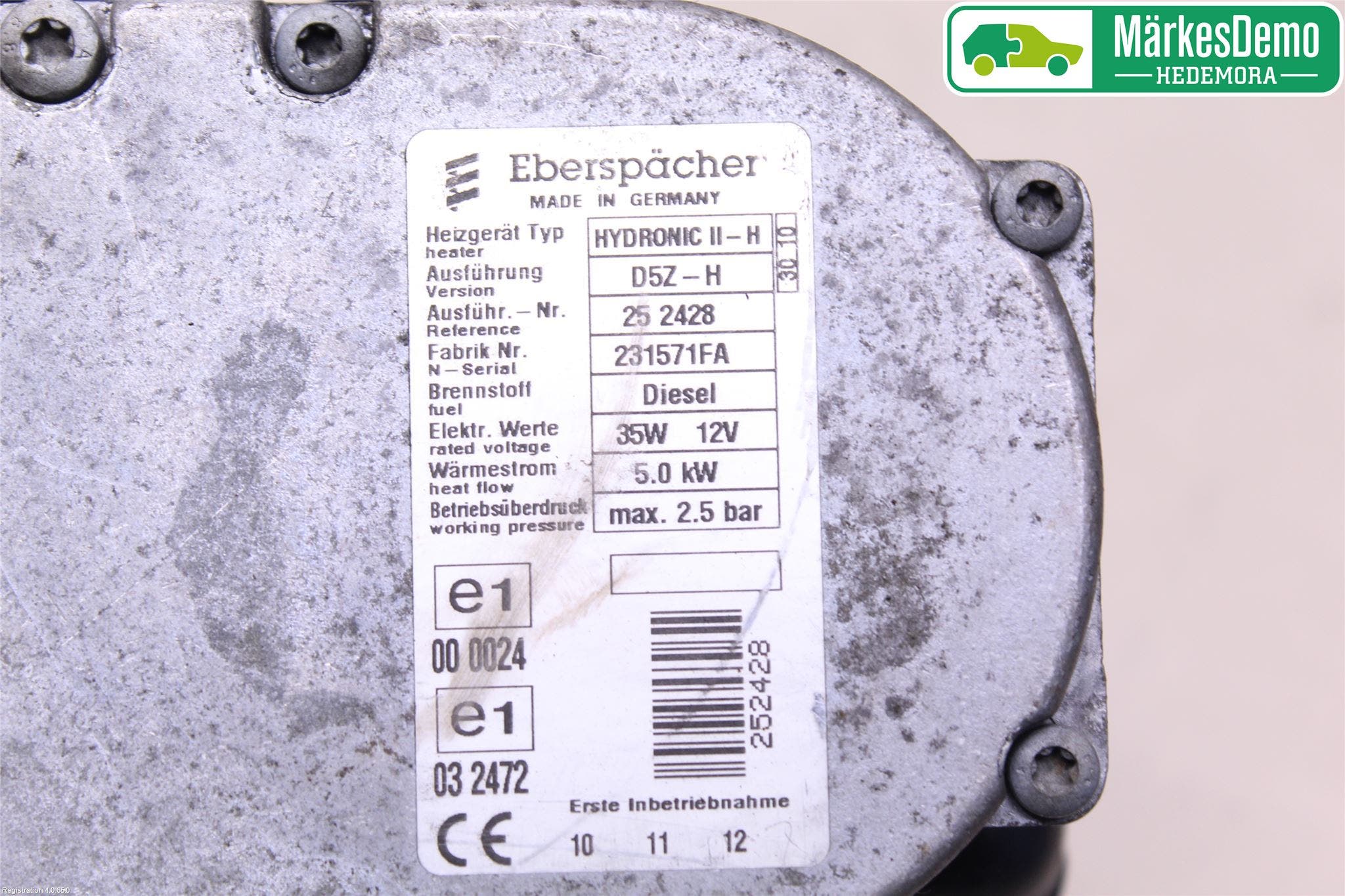 Lexus IS 220d/250/350 06-13 Dieselvärmare