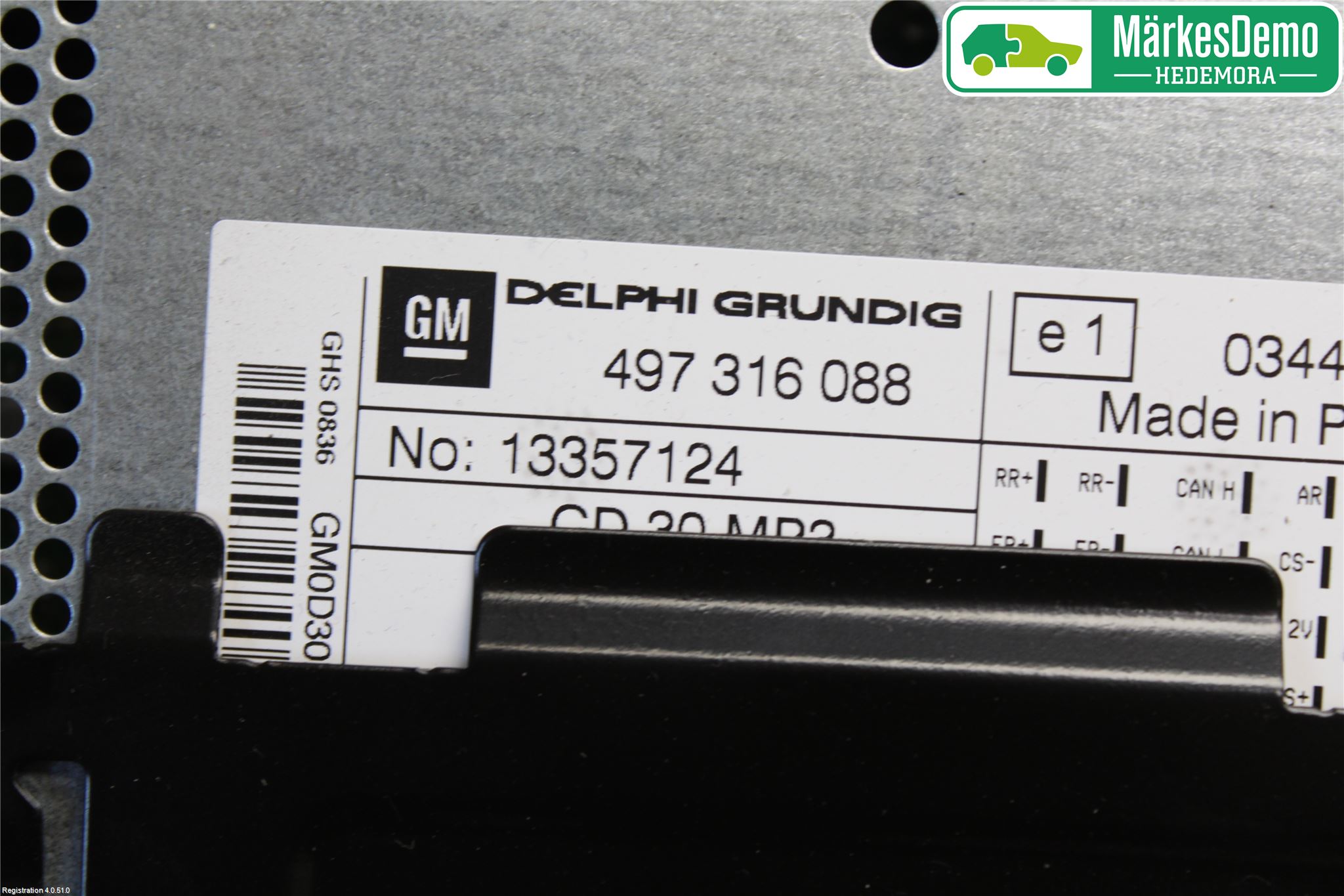 Opel CORSA D 07-14 Cd Radio - Multimediapanel