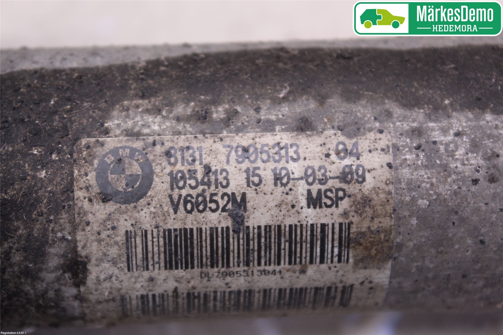 BMW 5 E60/61 Sed/Tou 02-10 Fjäderben Fram Vänster