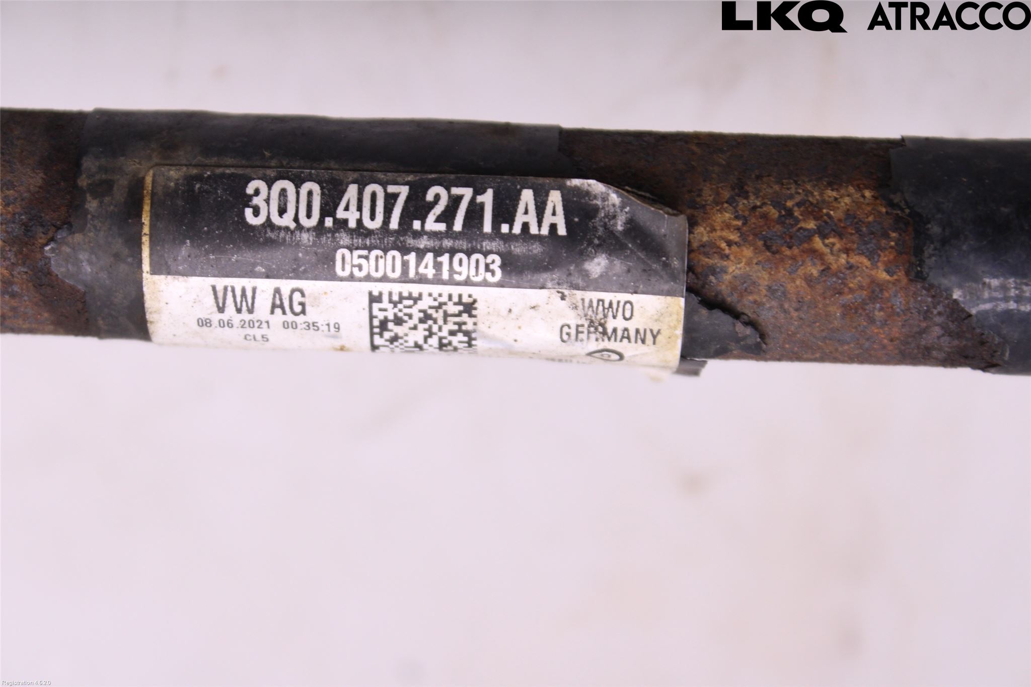 Volkswagen VW PASSAT 15-19 Drivaxel Fram Vänster