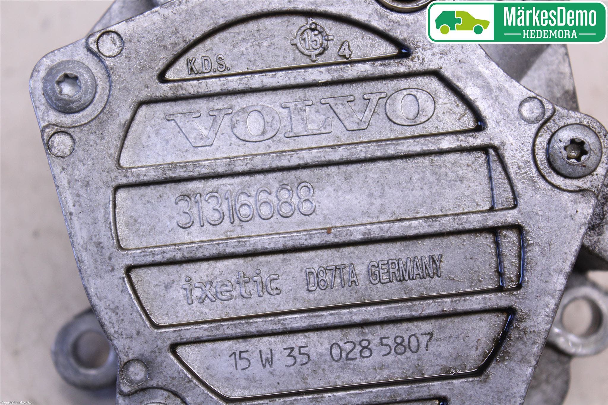 Volvo V70 14-16 Vakuumpump