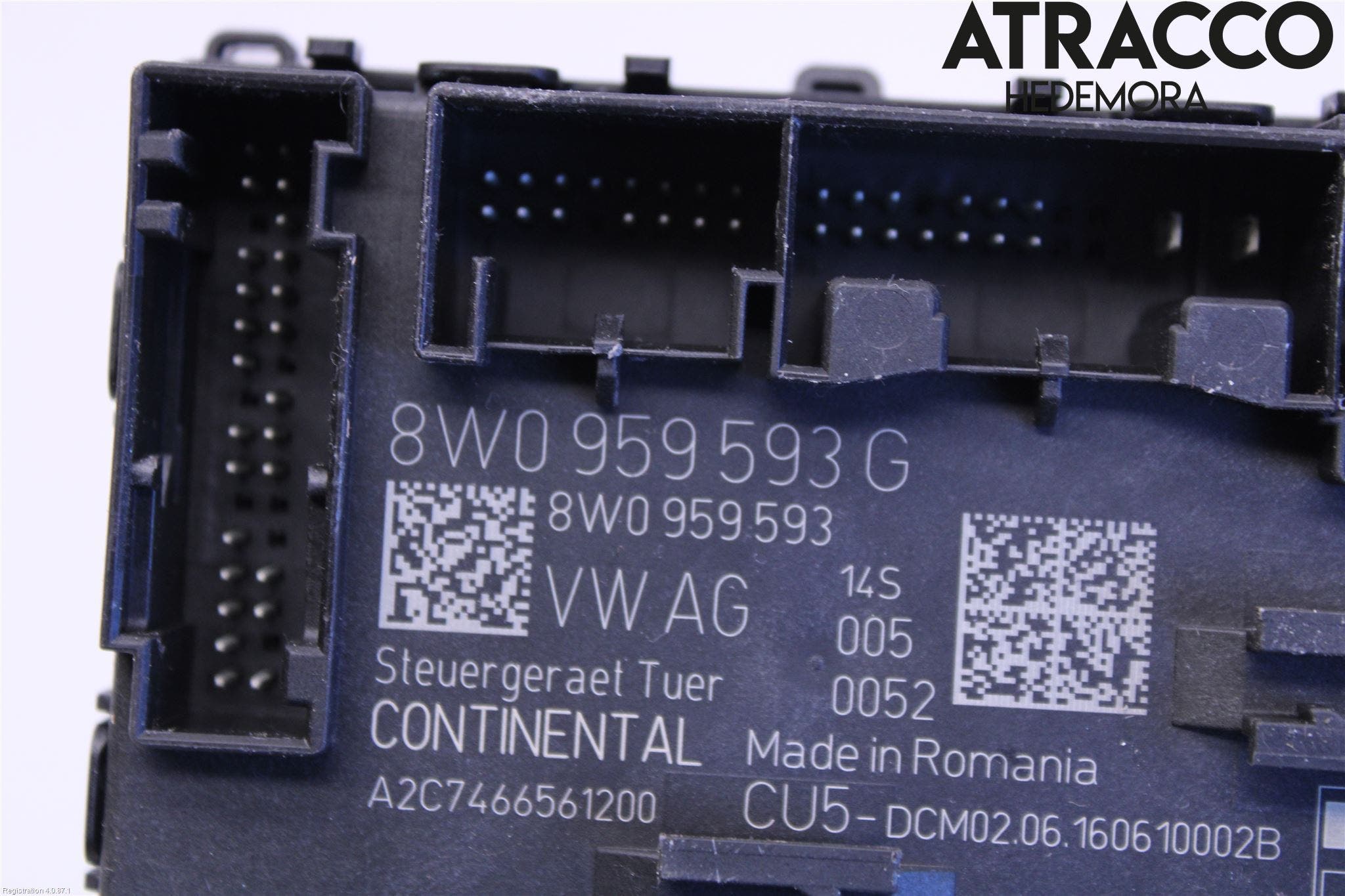 Audi A4/S4 B9 16-19 Styrenhet Dörr