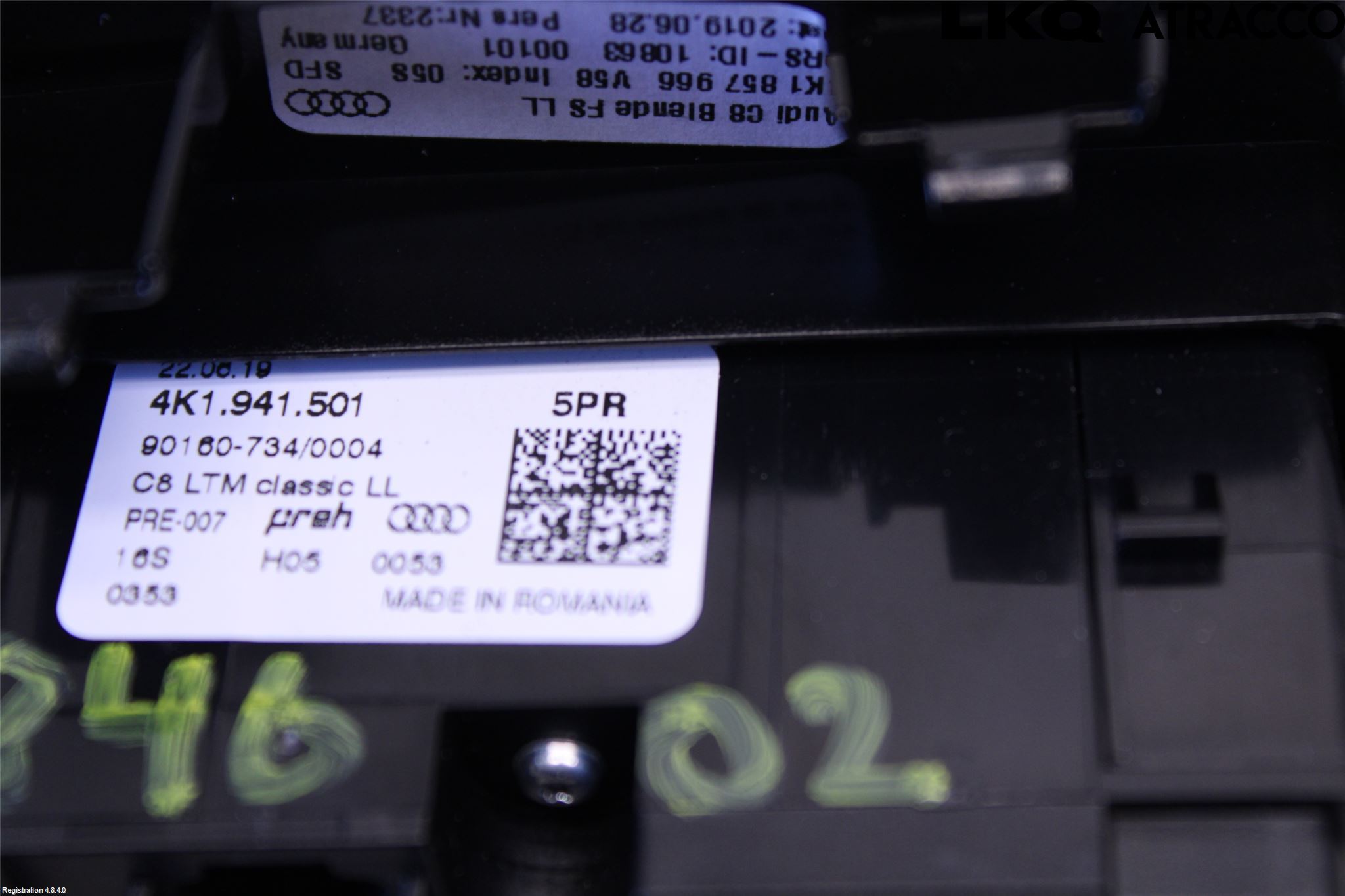 Audi A6 F2/C8 19- Strömställare Ljus