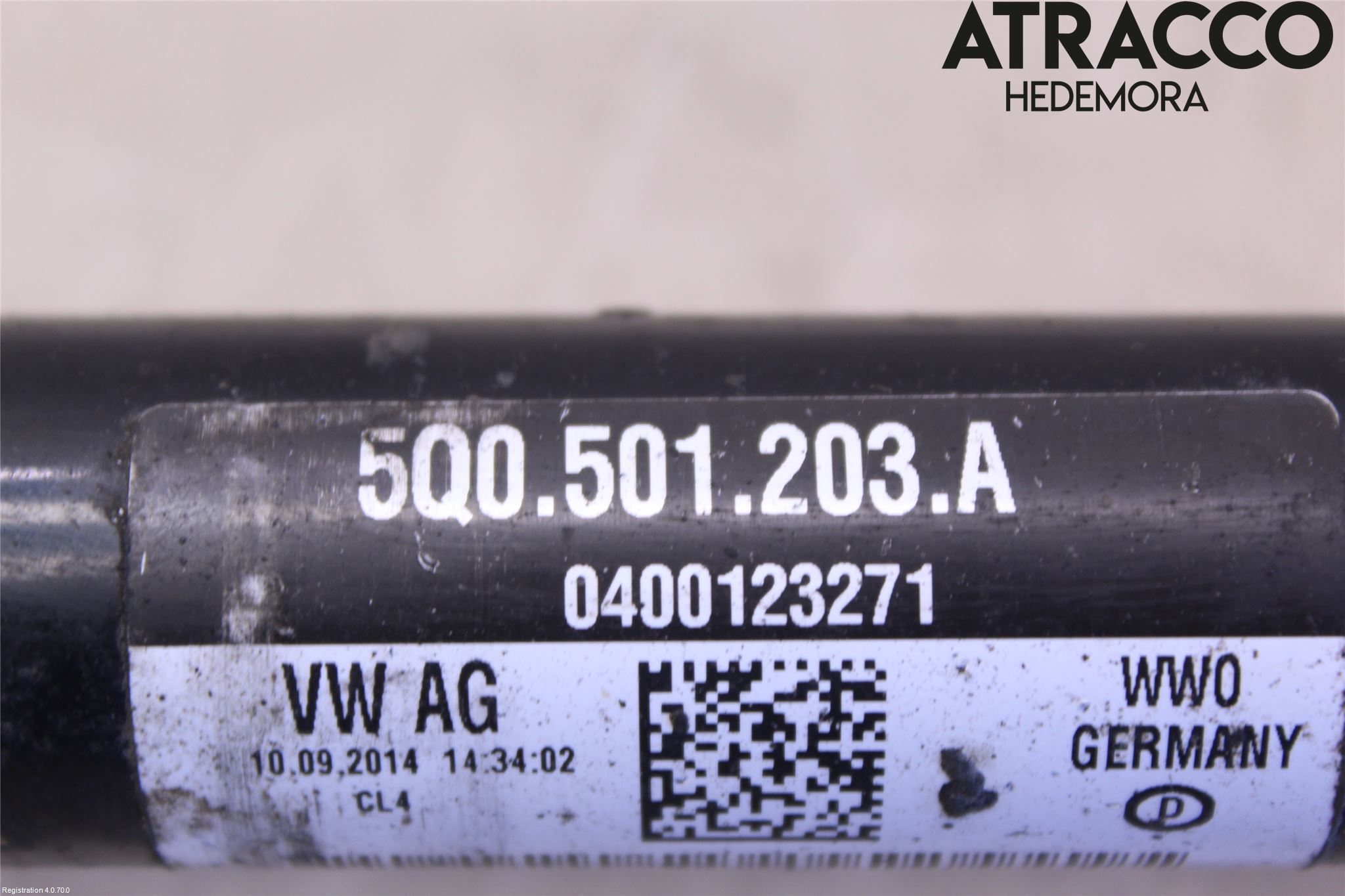 Volkswagen VW GOLF / E-GOLF VII 13-20 Drivaxel Bak Vänster