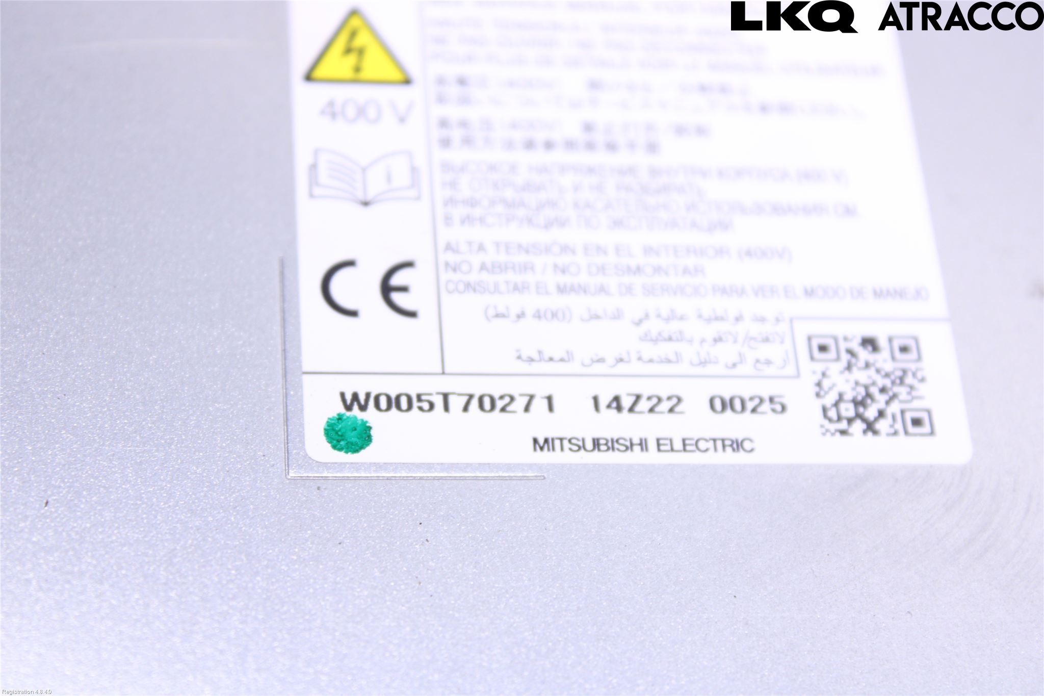 Mitsubishi OUTLANDER 13-21 Batteriladdare Högspänning