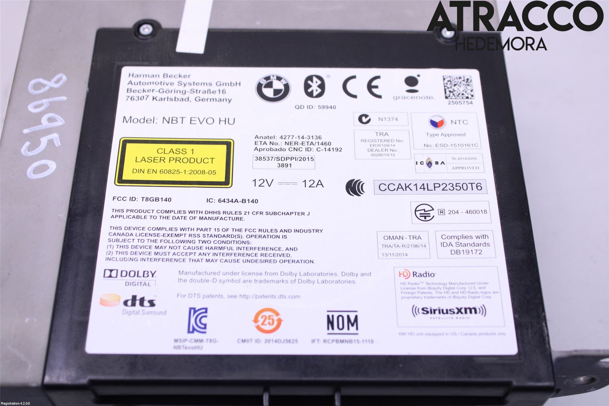 BMW 7 G11/G12 15-22 Radio